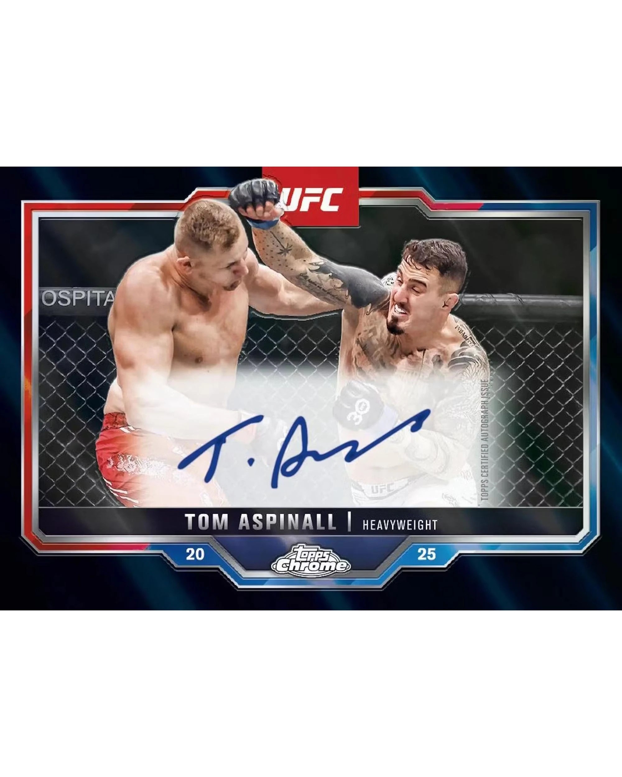 6 Topps 2025 Chrome UFC 6-Pack Value Blaster Box, 6 of 10