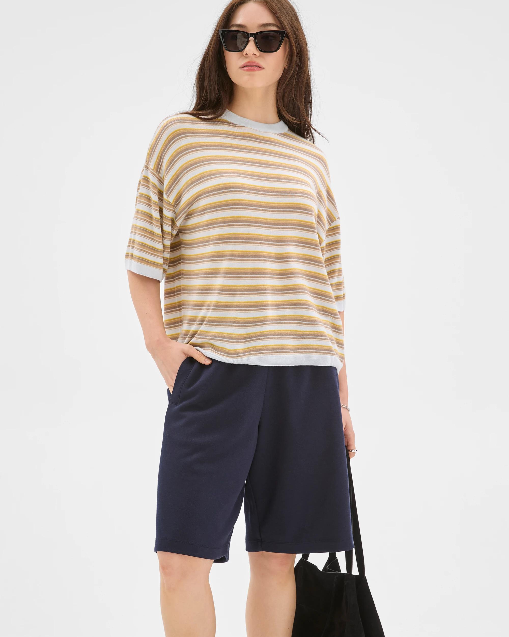 1 Lily Loves Fleece Shorts DEEP NAVY, 1 of 6