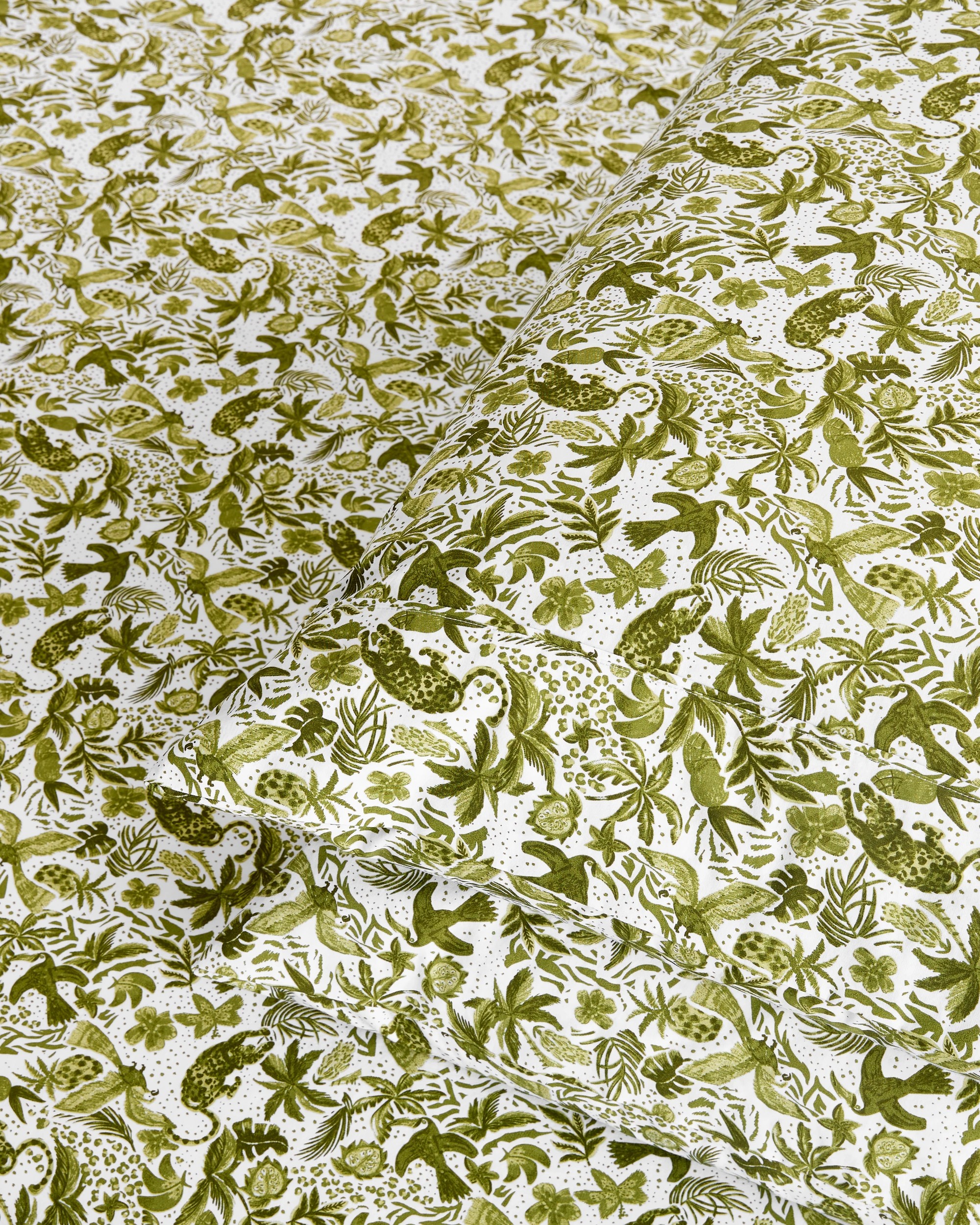 2 Target Botanical Printed Mix and Match Fitted Sheet - King Bed - Green, 2 of 2