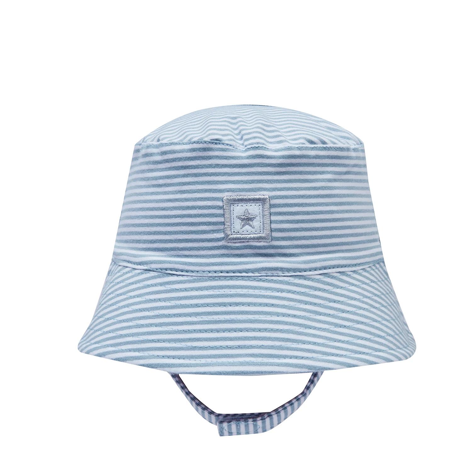 2 Snugtime Stipe Jersey Bucket Hat, Bluestripe Medium BLUE, 2 of 6
