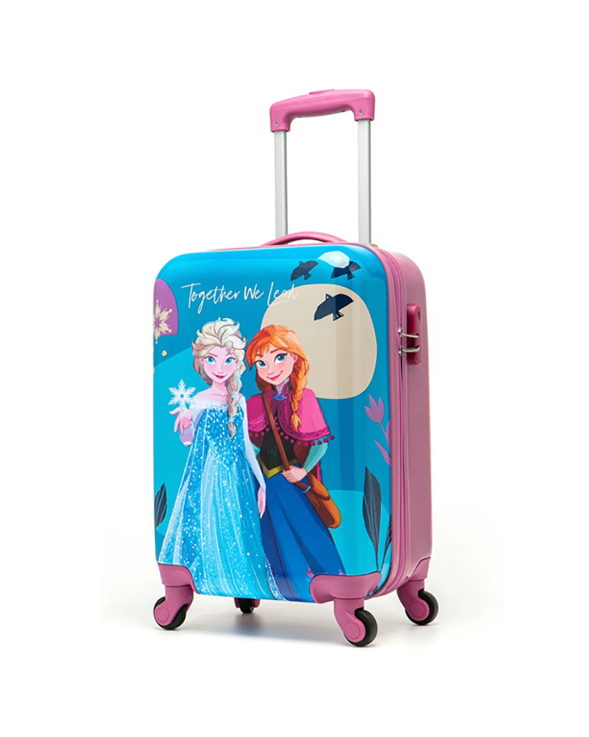 1 Disney Frozen 20" Cabin Trolley Travel Suitcase Luggage Kids Lightweight - Multi, 1 of 5