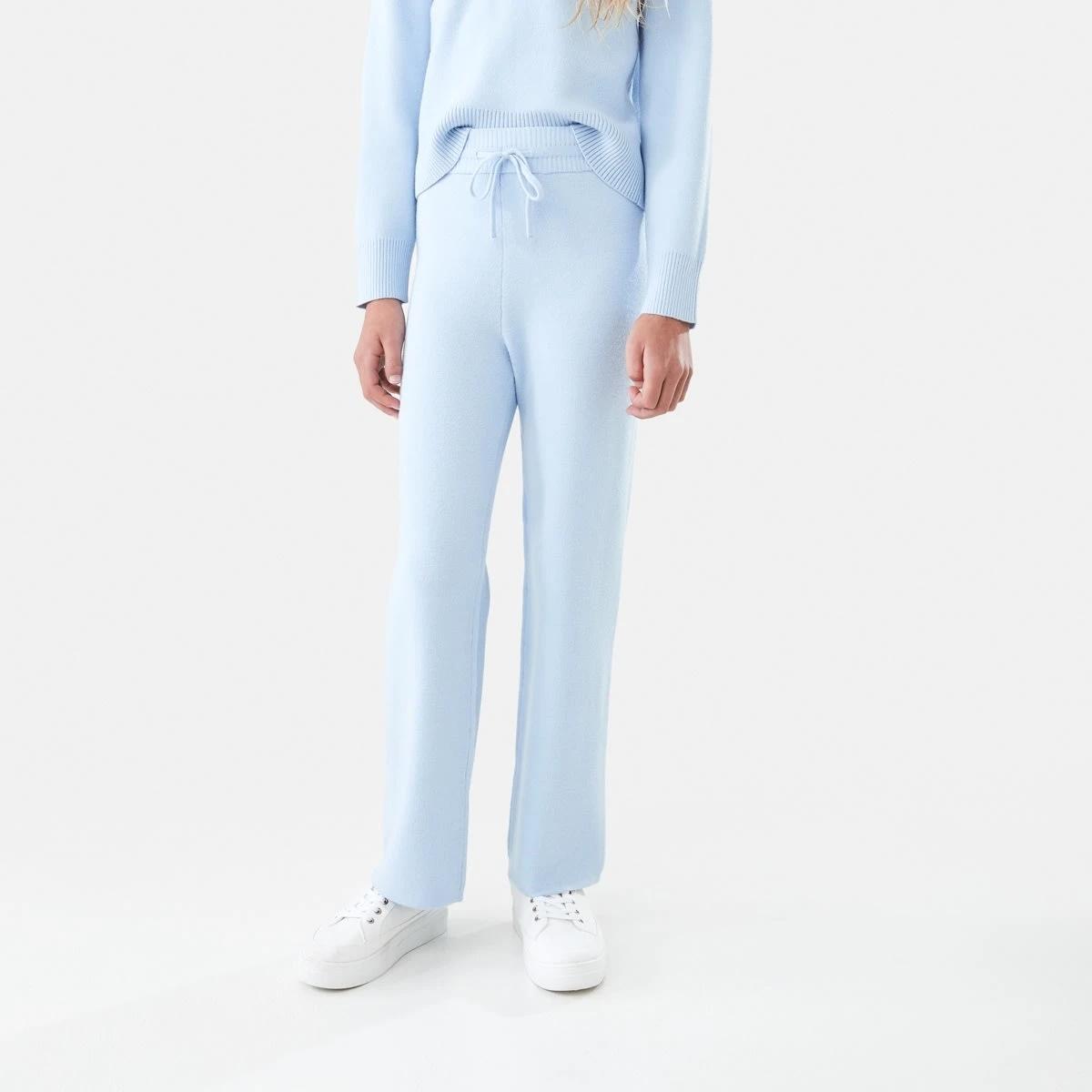 1 Bonded Knit Pants Doll Blue, 1 of 7