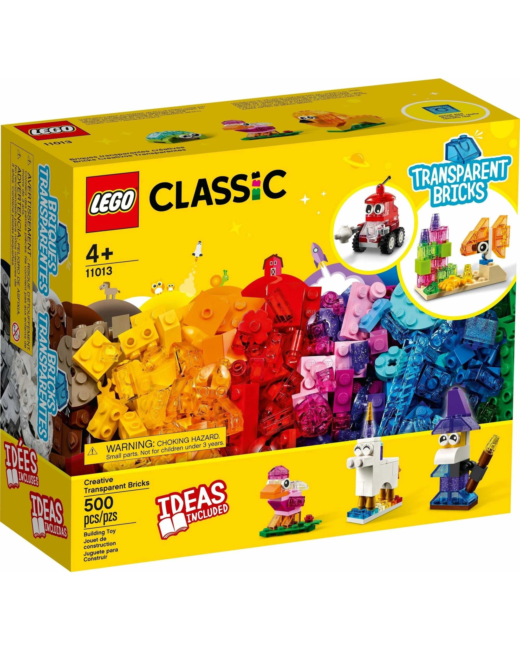 1 LEGO Classic Series 11013 Creative Transparent Bricks, 1 of 5