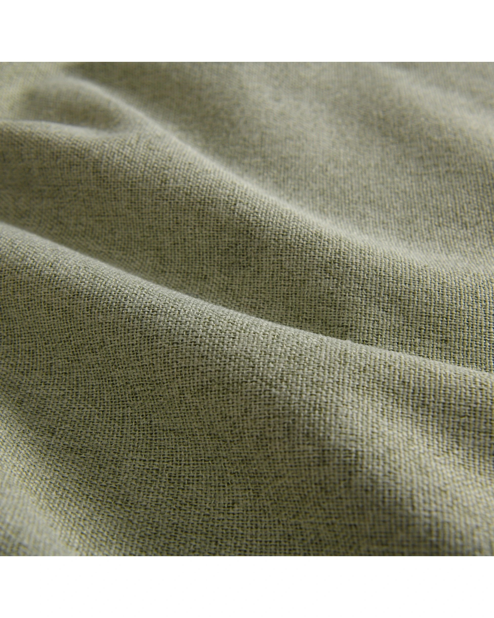 4 Cadence & Co. Bennett Faux Linen Blockout S-Fold Curtain 320x280cm - Fits 180cm Track - Moss, 4 of 5