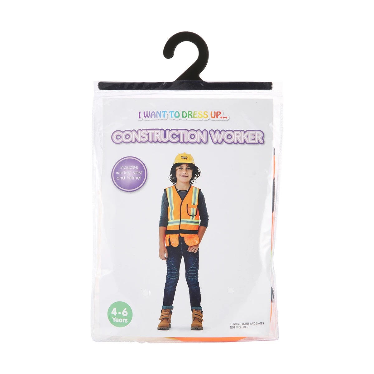 3 Construction Worker Costume - Ages 4-6, 3 of 3