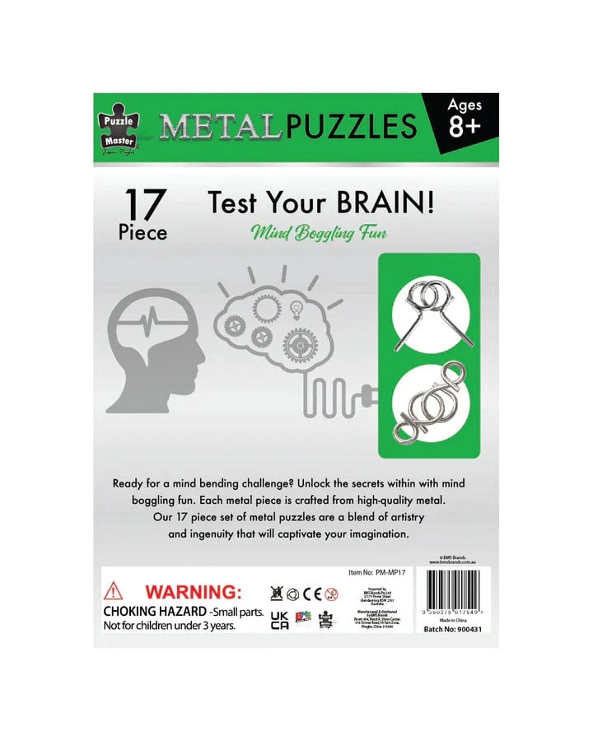 3 Puzzle Master 17 Metal Puzzles, 3 of 3