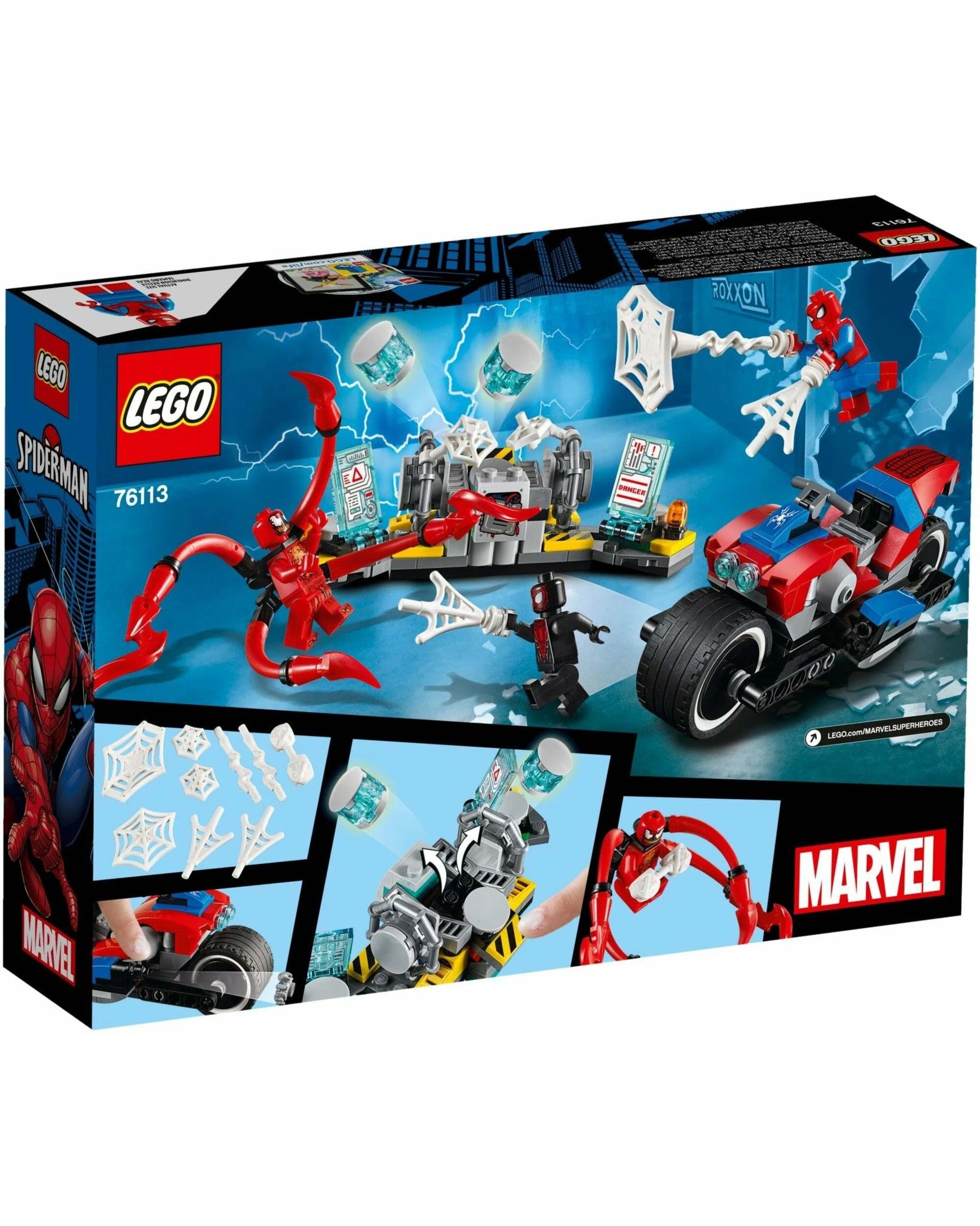 LEGO 76113 Spider-Man vs. Carnage Bike Rescue - Kmart