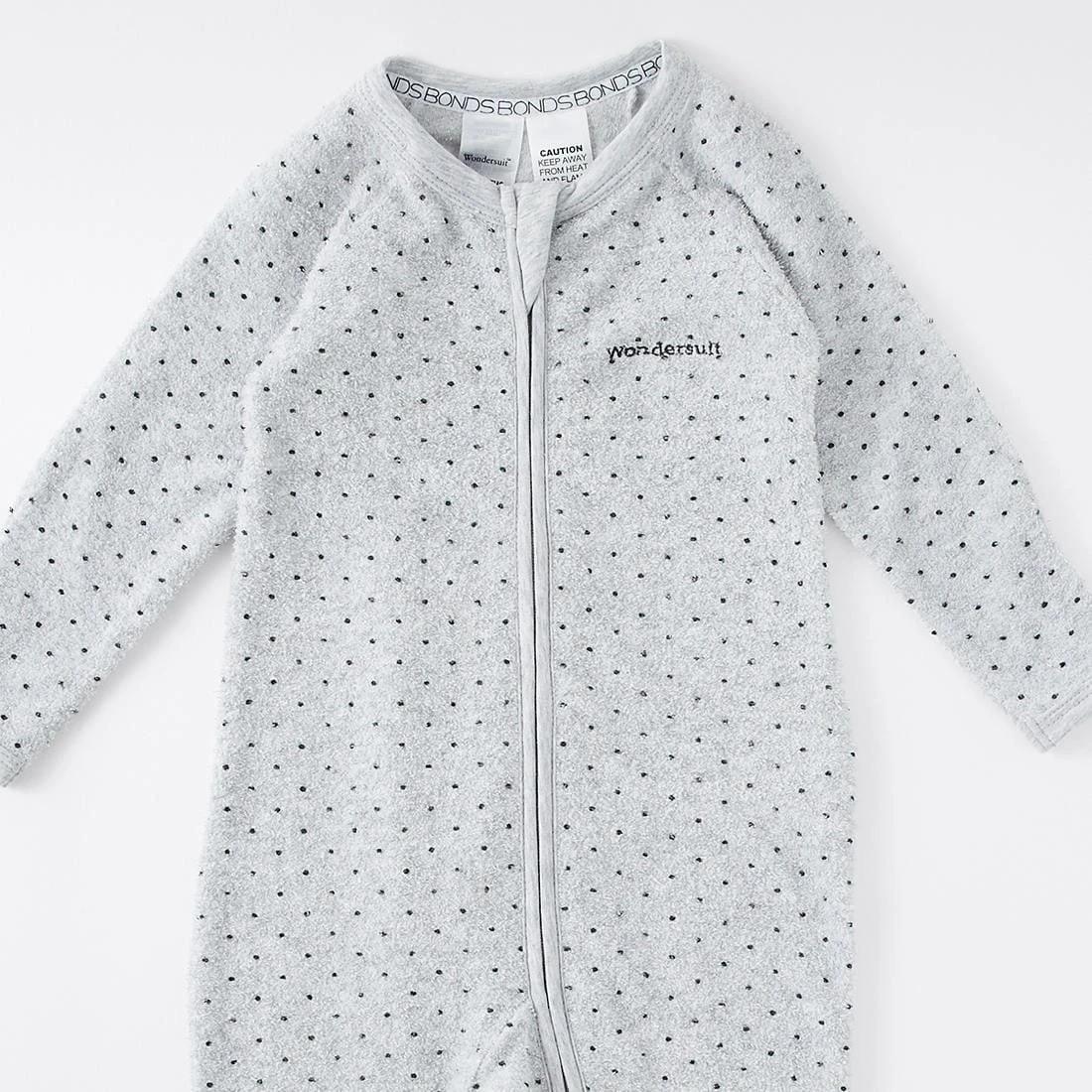 4 Bonds Baby Poodlette Coverall GREY MARLE, 4 of 6