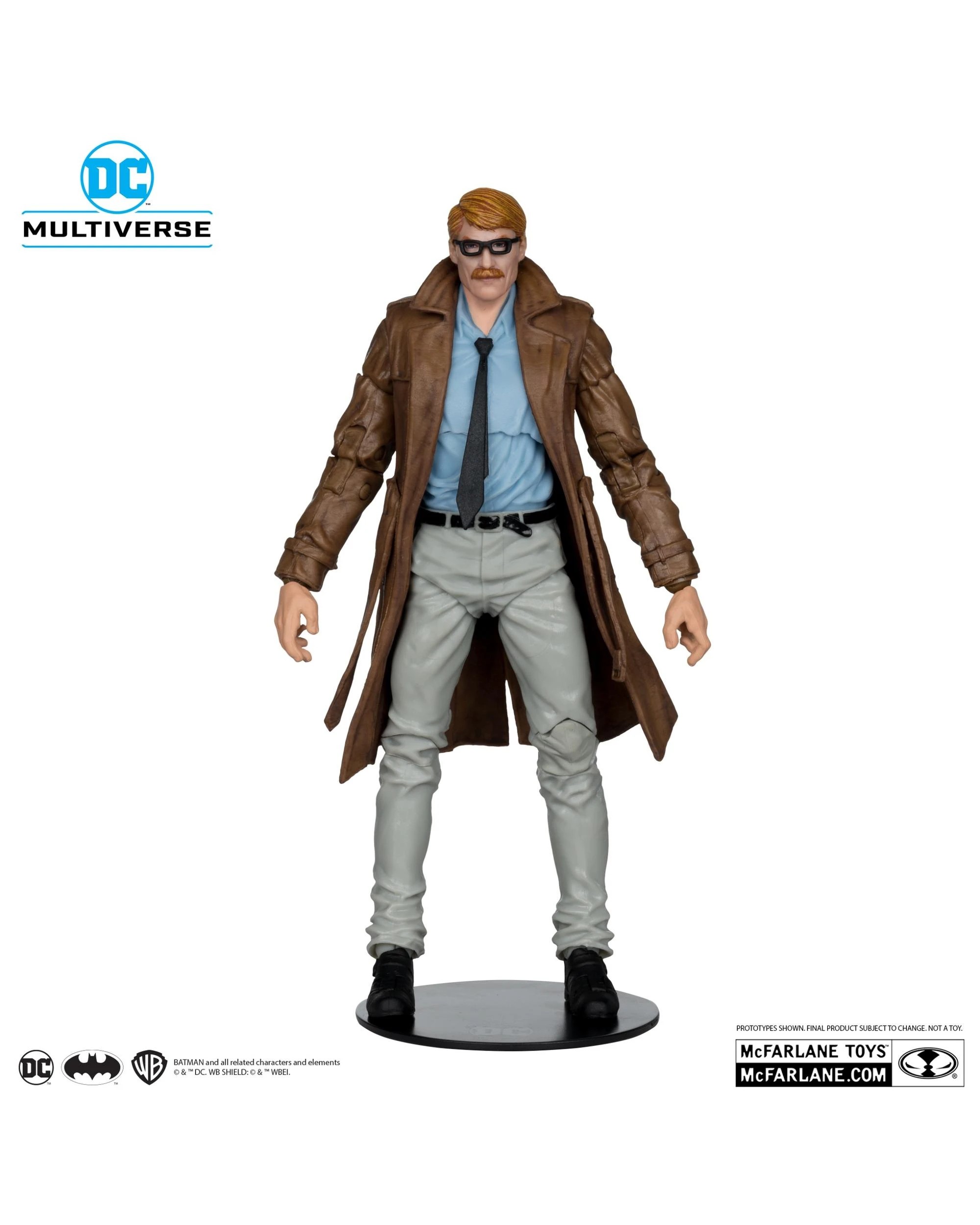 5 DC Multiverse Gold Label Batman Year One Part Four Lieutenant James Gordon 7 inch Figure, 5 of 9