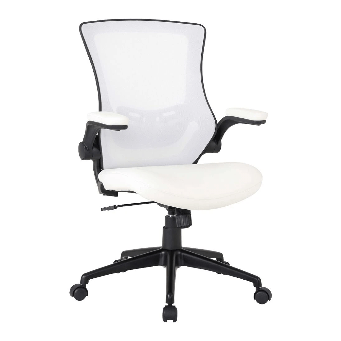 1 Brighton Mesh Back Chair White, 1 of 10