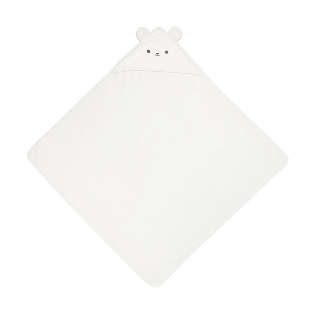 1 Cotton Hooded Towel - Bear, 1 of 5