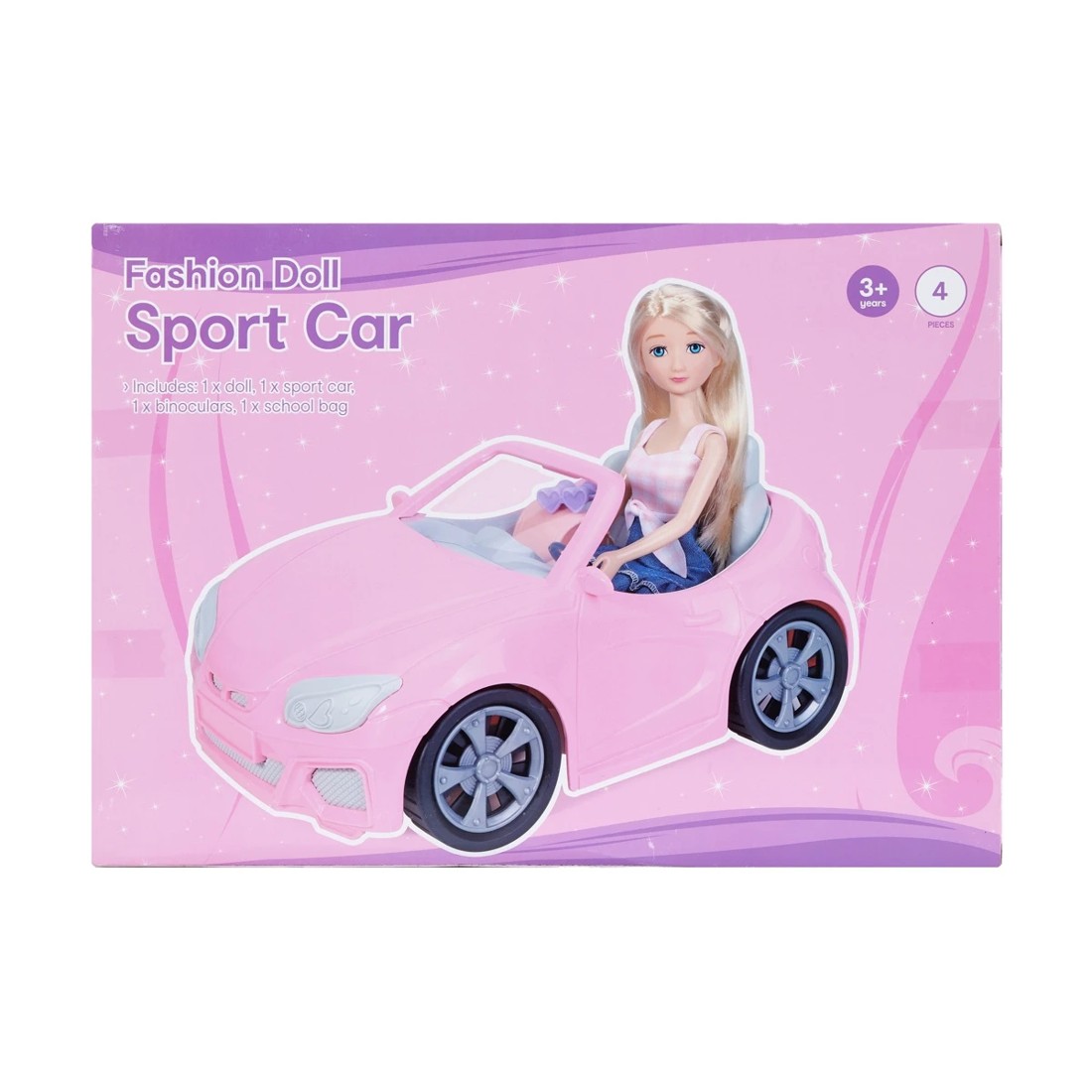 10 4 Piece Fashion Doll Sports Car Playset, 10 of 10
