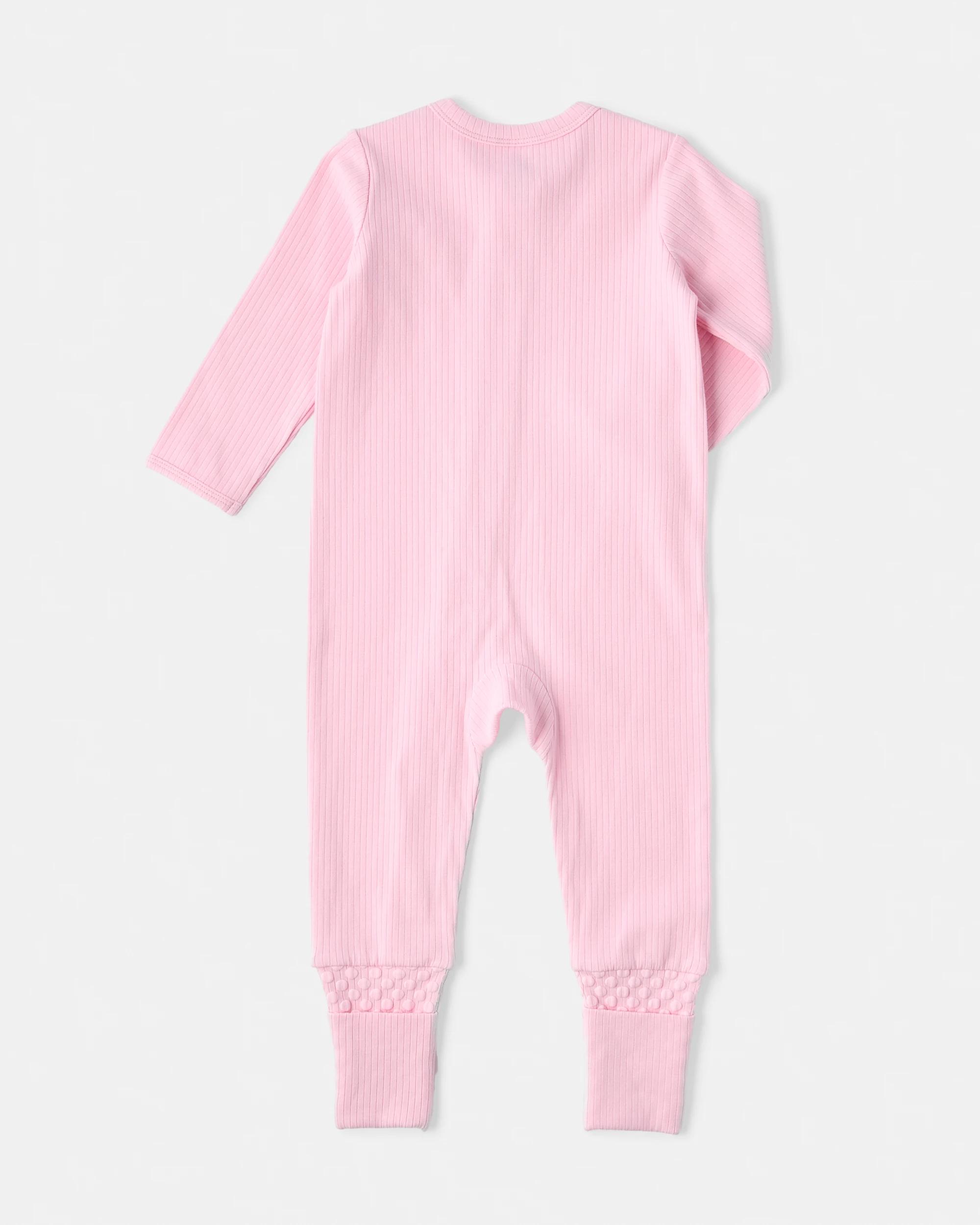 2 Rib Turn Cuff Coverall Cherry Plp, 2 of 3
