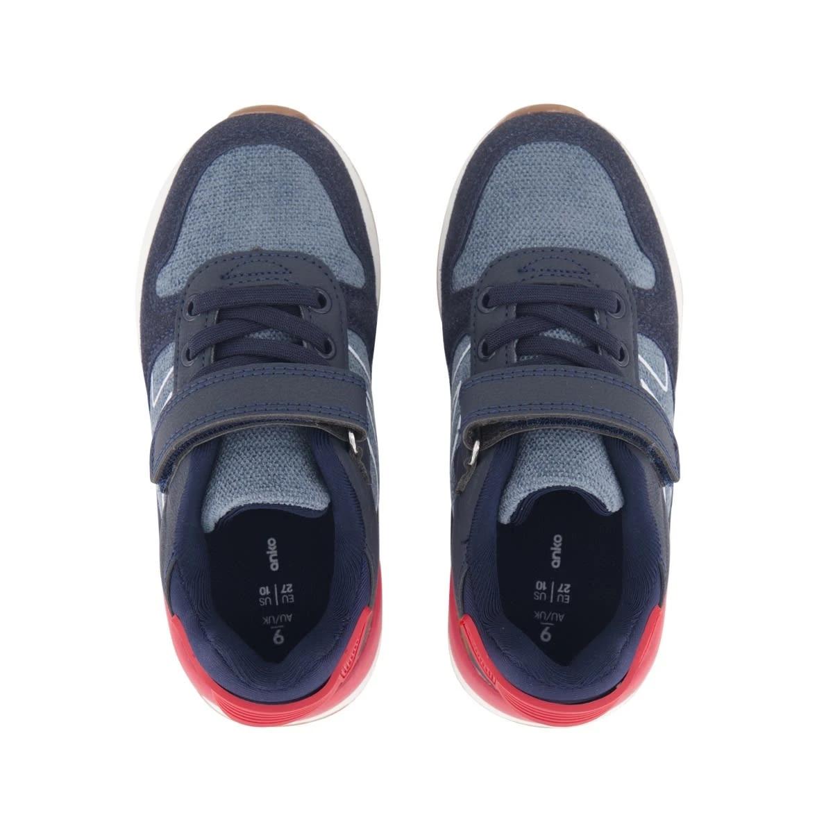 2 Junior Casual Sneakers NAVY Denim Blues, 2 of 5