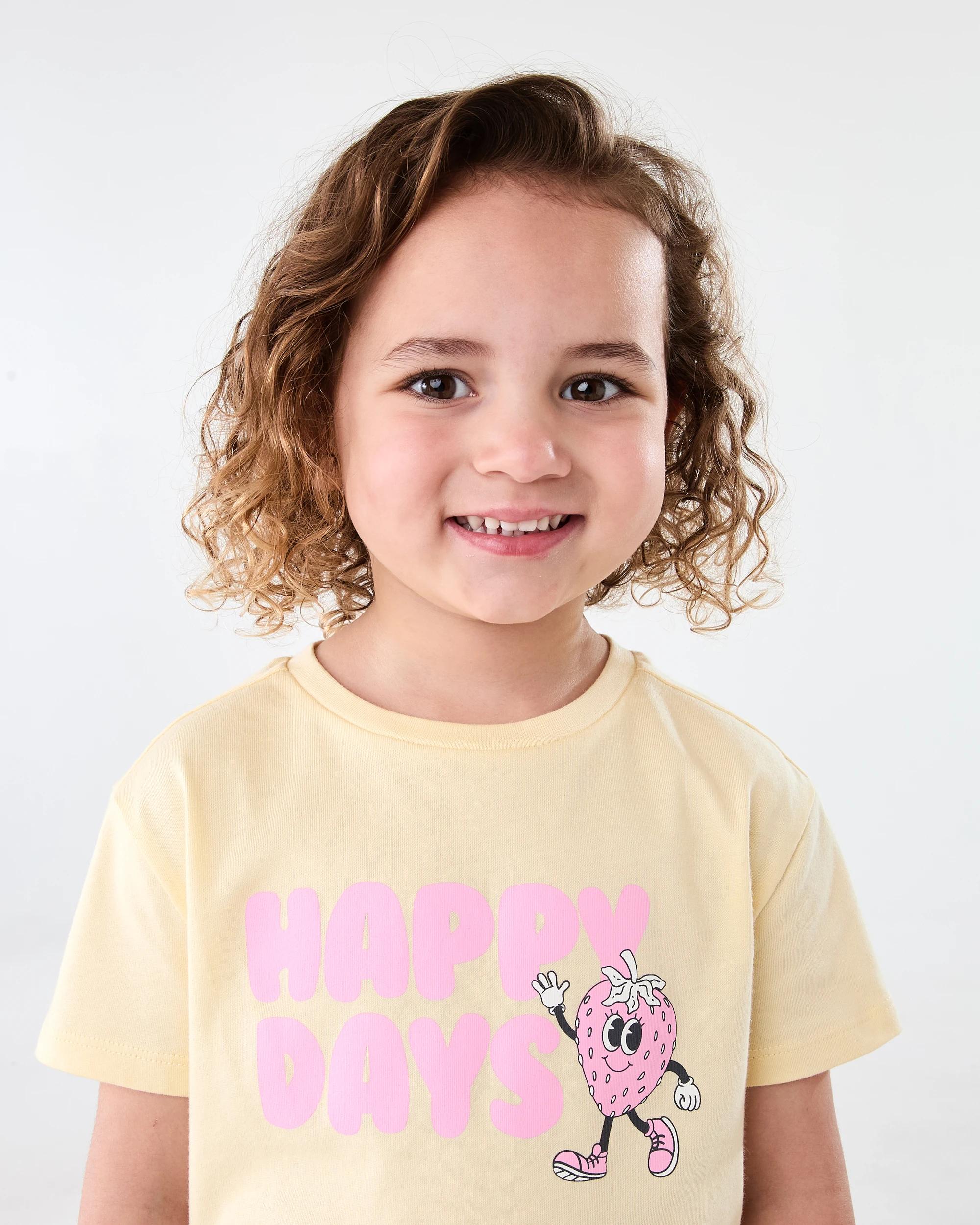 3 Printed T-shirt Ylw Slogan, 3 of 7