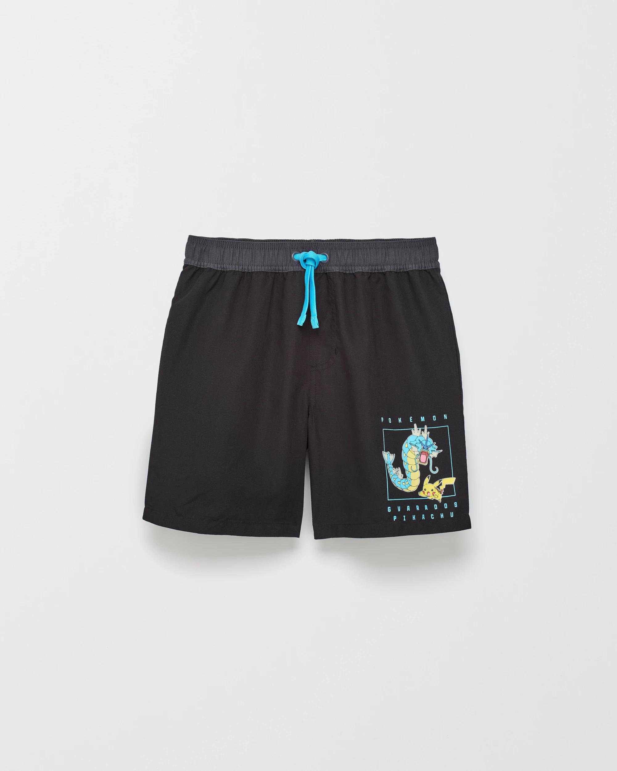 1 Pokemon Swim Boardshorts BLACK, 1 of 2