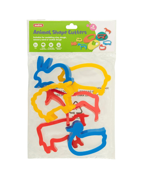 Kadink Dough Cutters Animals 6 Pack