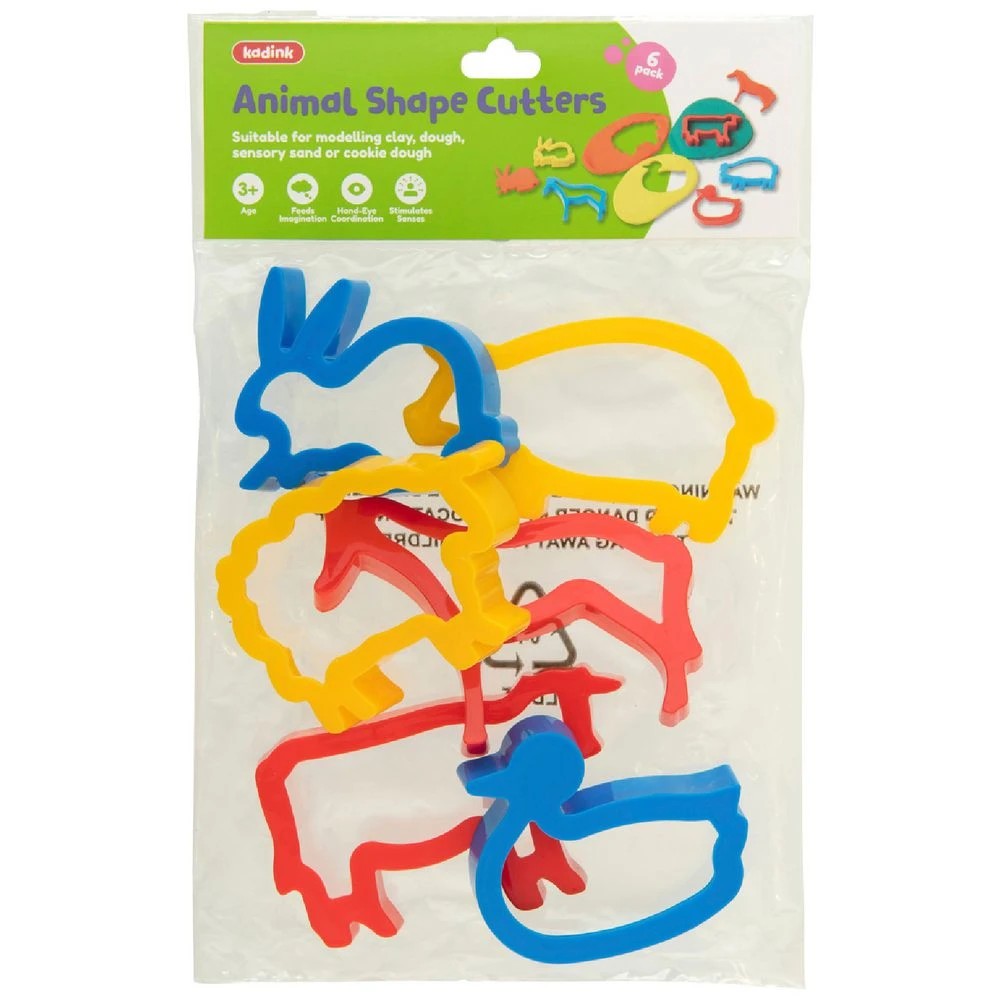 1 Kadink Dough Cutters Animals 6 Pack, 1 of 3