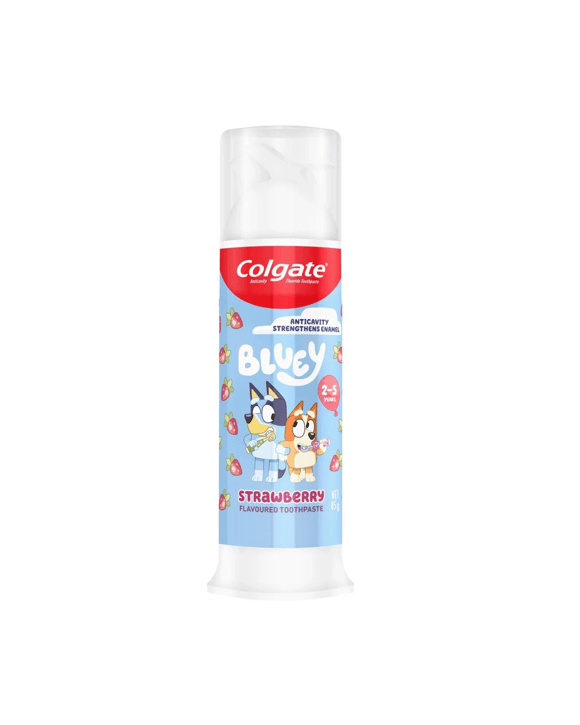 Colgate Kids Bluey Strawberry Pump Toothpaste 85g