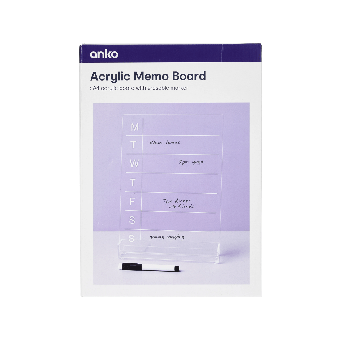 4 Acrylic Memo Board, 4 of 4