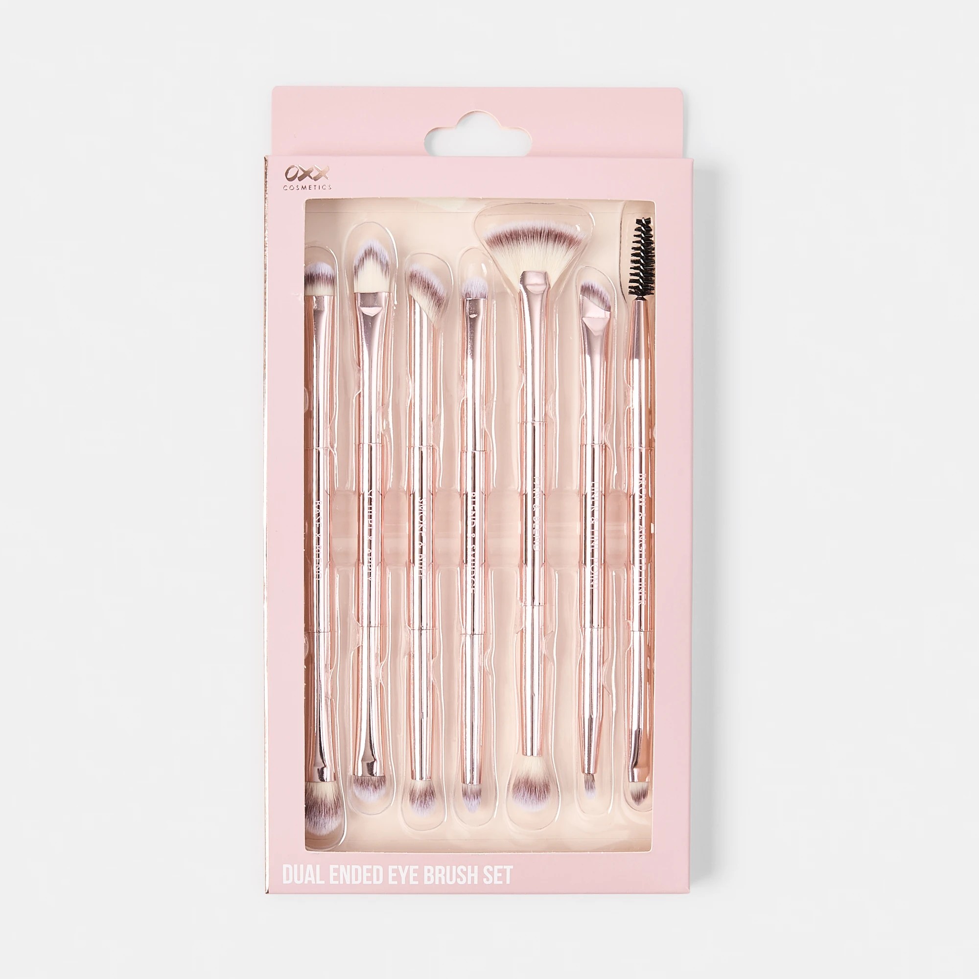 1 OXX Cosmetics 7 Piece Dual Ended Eye Brush Set, 1 of 5