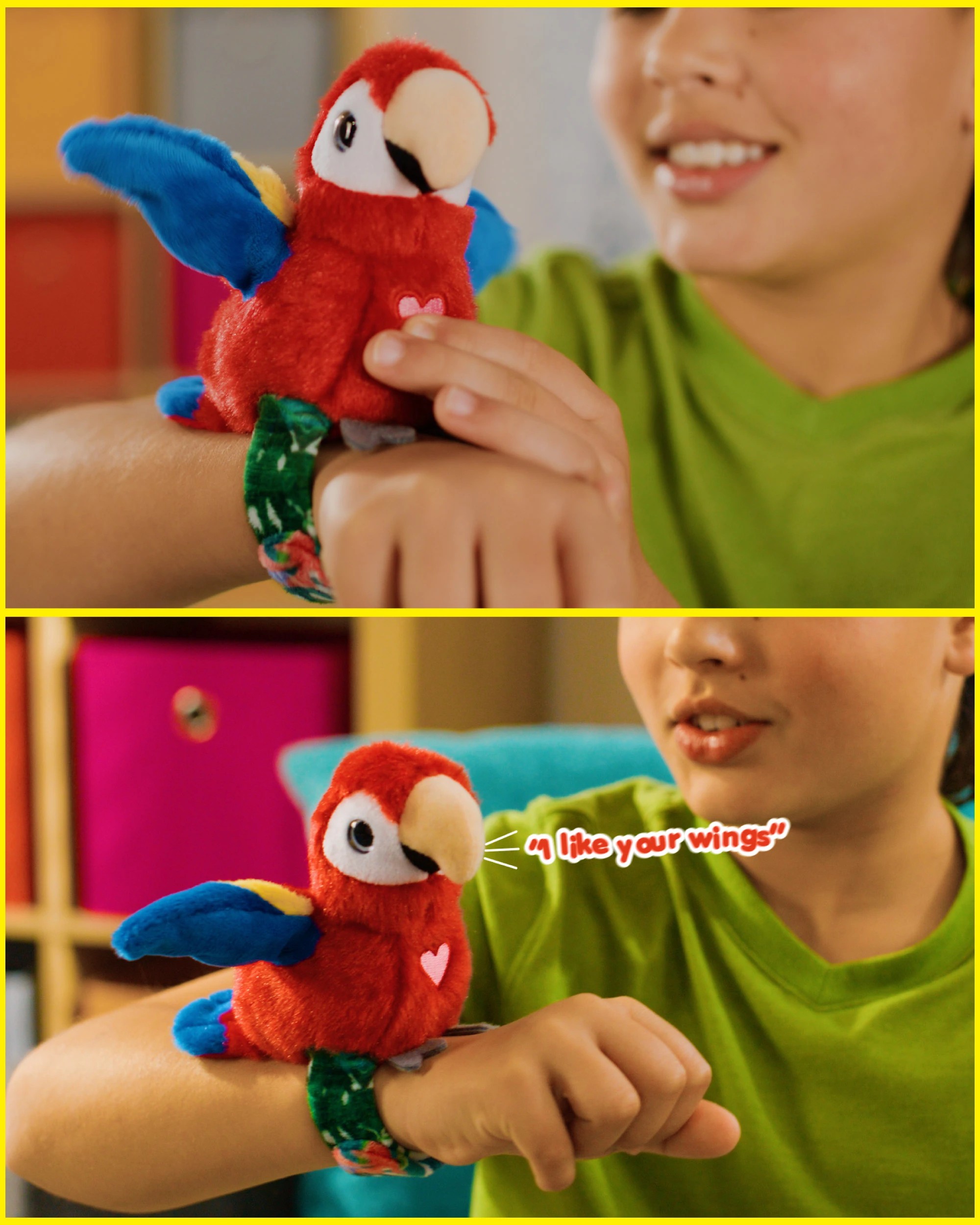 3 Global Shop Direct Happy Yappers Red Parrot and Oriole Adorable Bird Duos That Sing Flap Their Wings and Talk, 3 of 7