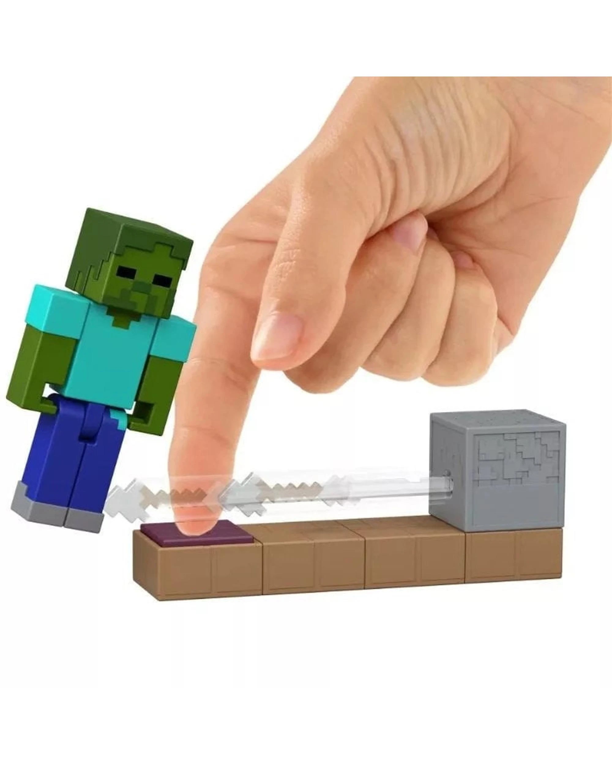 5 Minecraft Redstone Charged Zombie Arrow Trap, 5 of 5