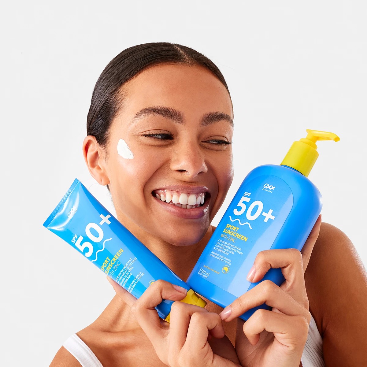 9 OXX Skincare SPF 50+ Sport Sunscreen 100ml - Zinc and Aloe Vera, 9 of 10