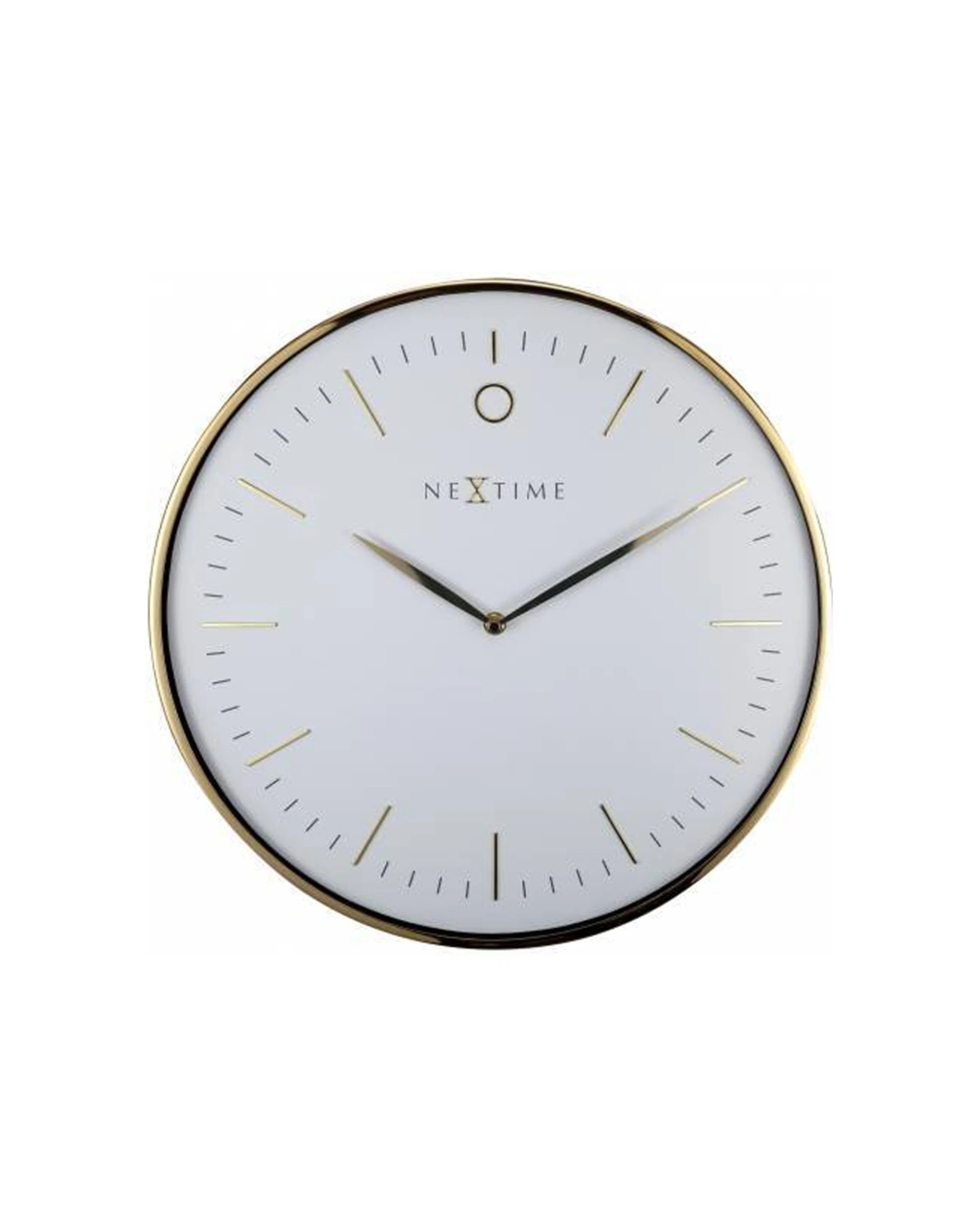 1 NeXtime Glamour Wall Clock Silent Sweep Movement Dome Glass 40cm - Multi, 1 of 4