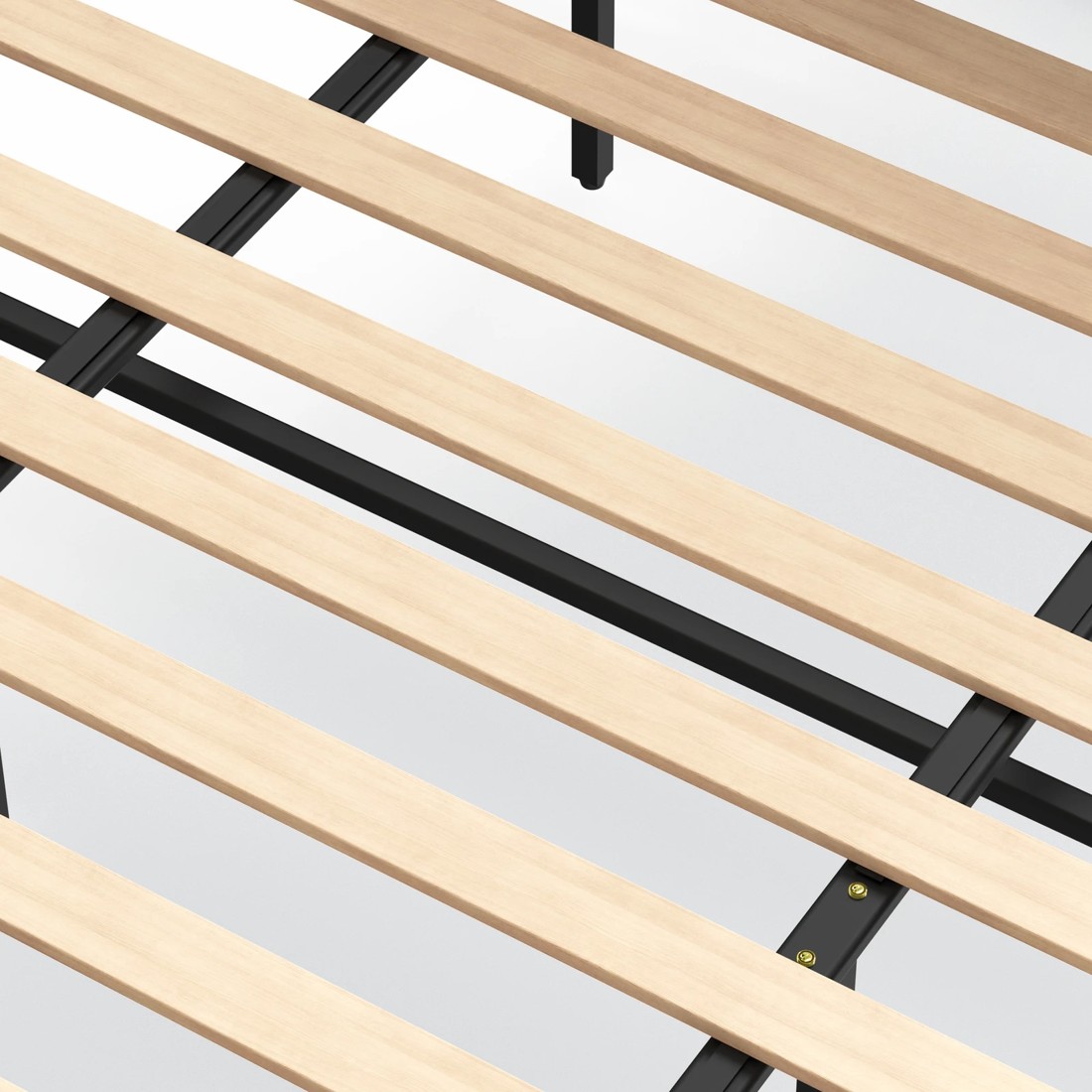 8 Alfordson Bed Frame King Size RGB LED Gas Lift Storage Base Fbric Luchino - Grey, 8 of 10