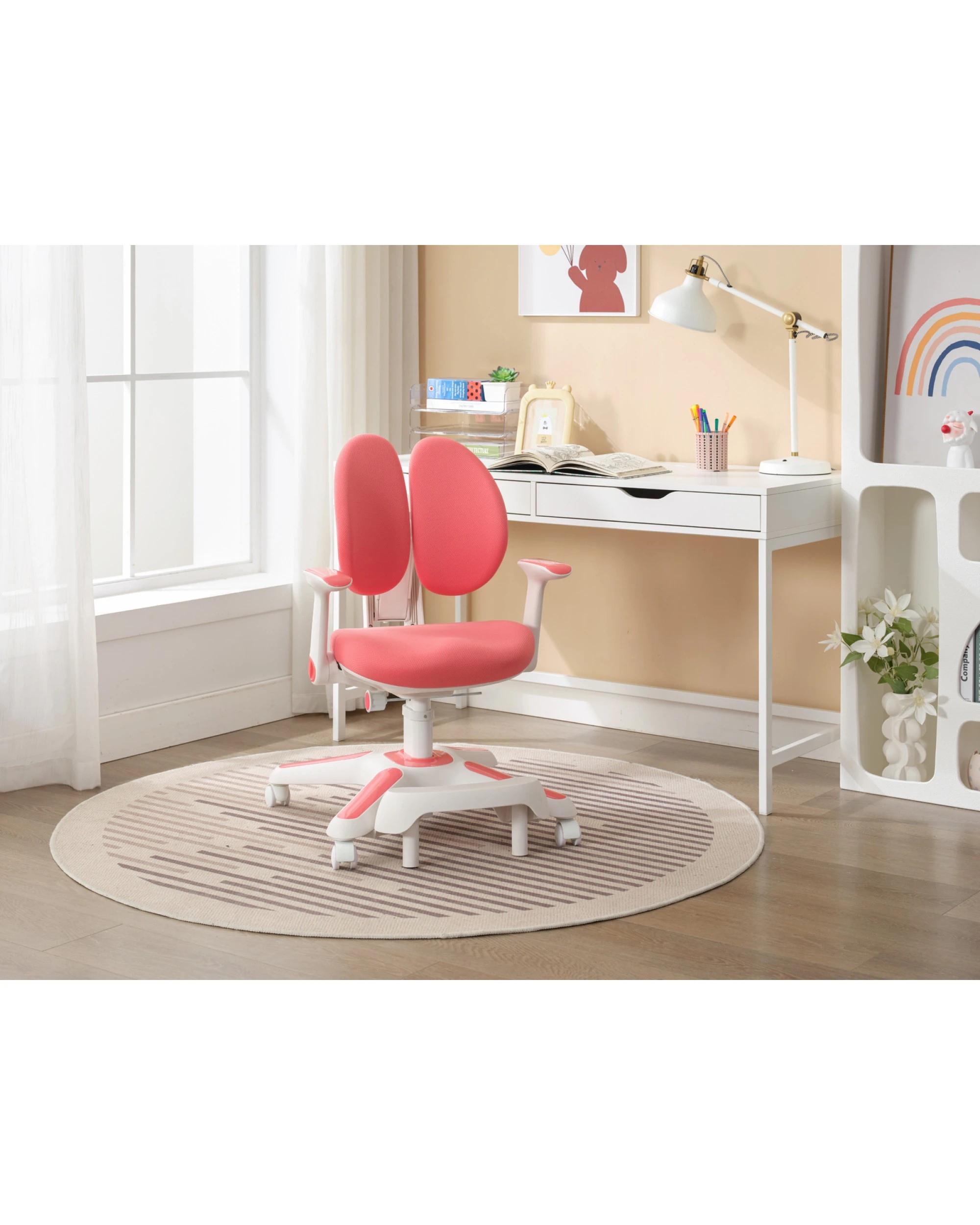 2 BR Home Ergonomic Children’s Study Chairs with Height Adjustment, 2 of 10