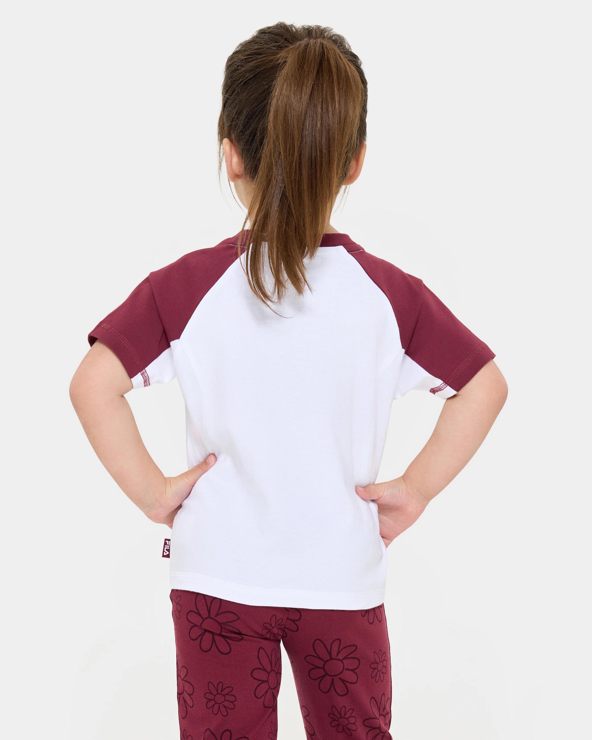 3 Aria Oversized Short Sleeve White T-shirt - Fila WHITE, 3 of 6