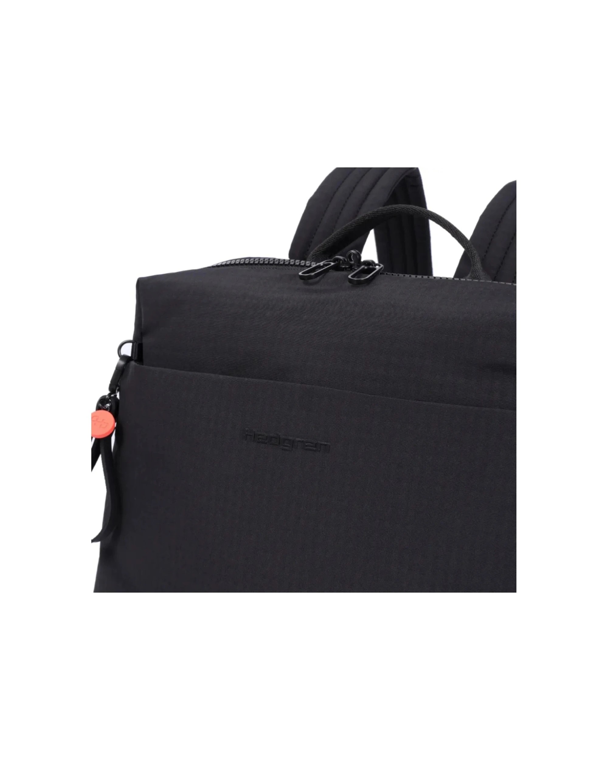 6 Hedgren Akira 14in Laptop Backpack Travel Friendly Padded Sleeve Water Rep - Black, 6 of 7