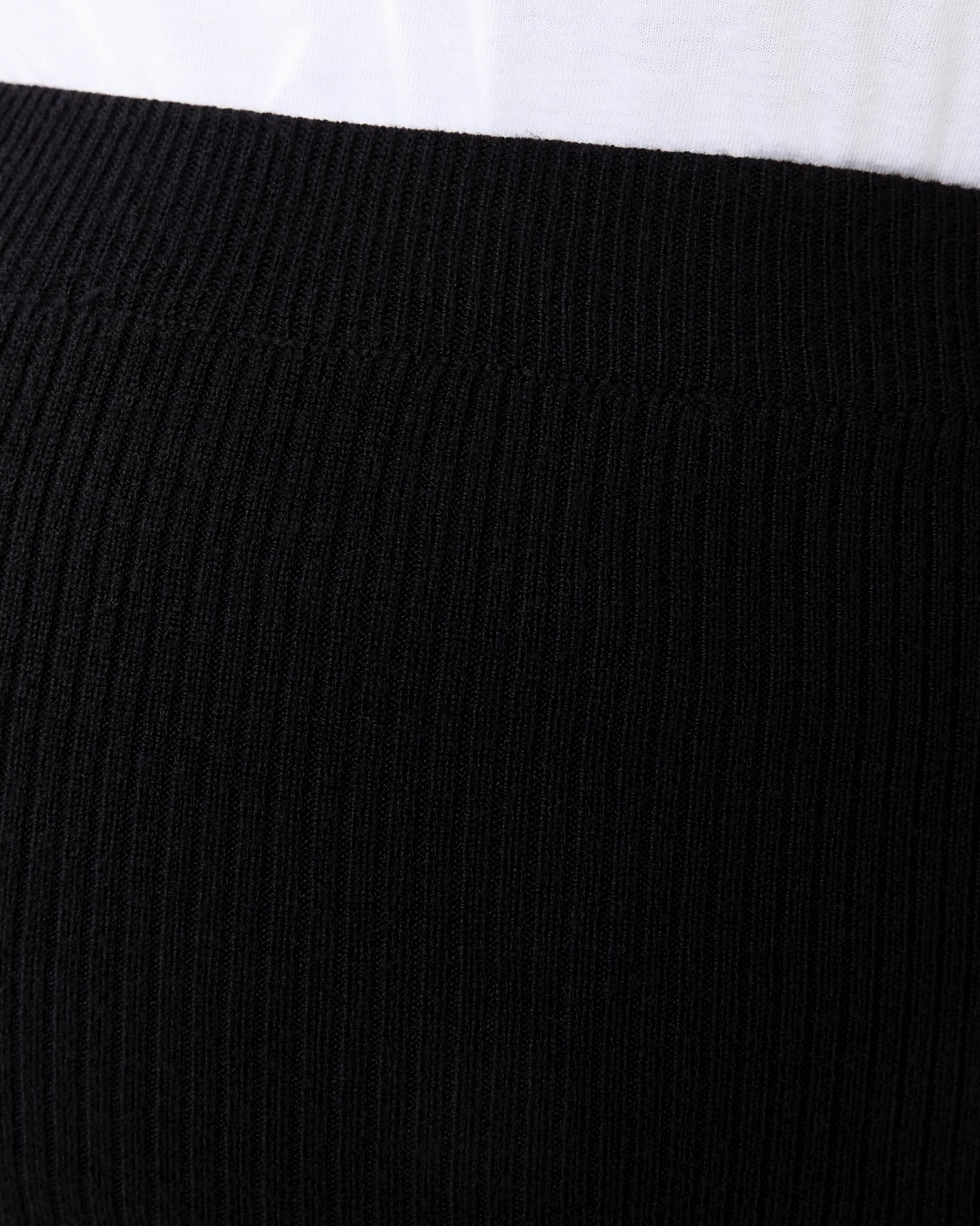 4 Maternity Rib Column Skirt Black, 4 of 5