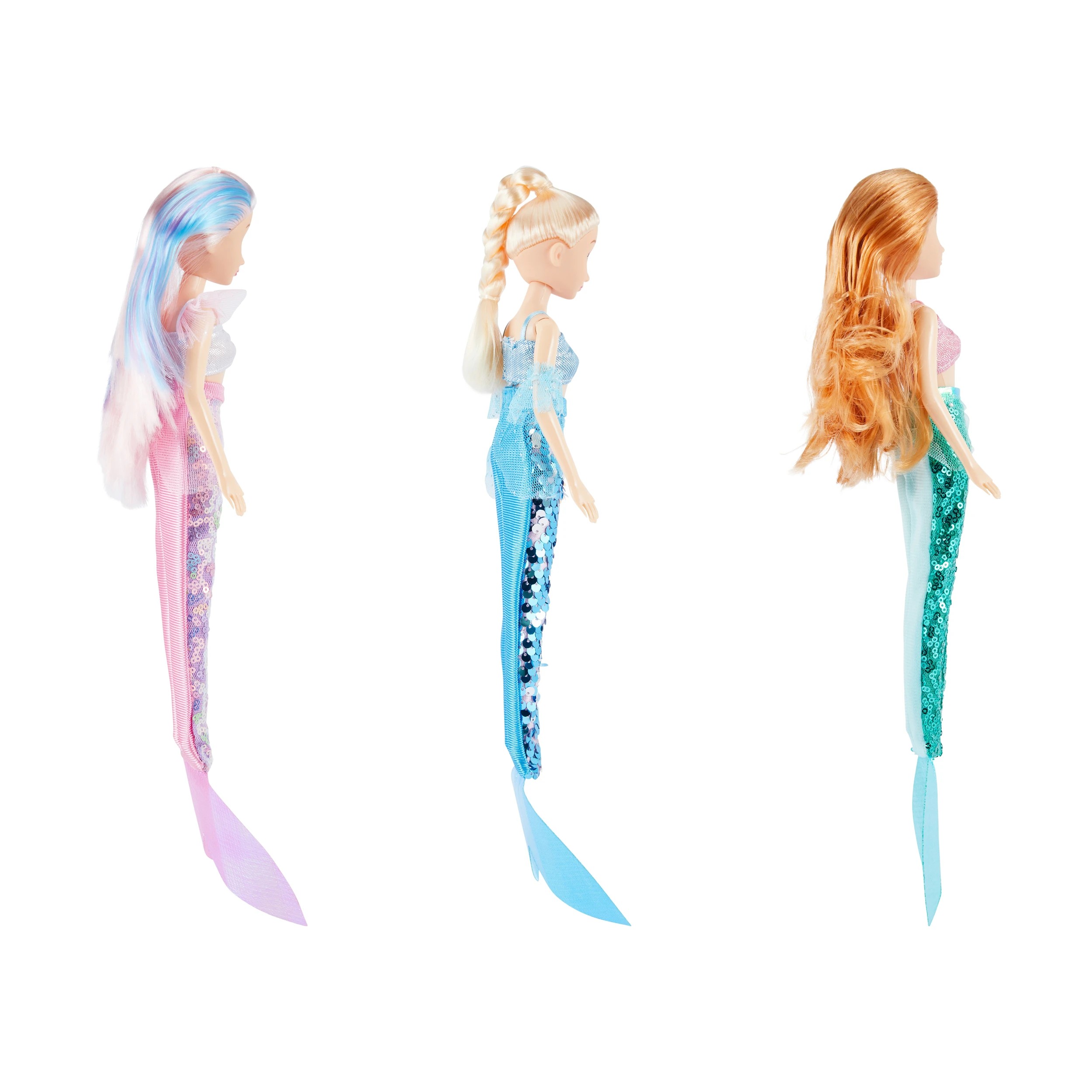 3 Mermaid Doll with Sequins - Assorted, 3 of 7