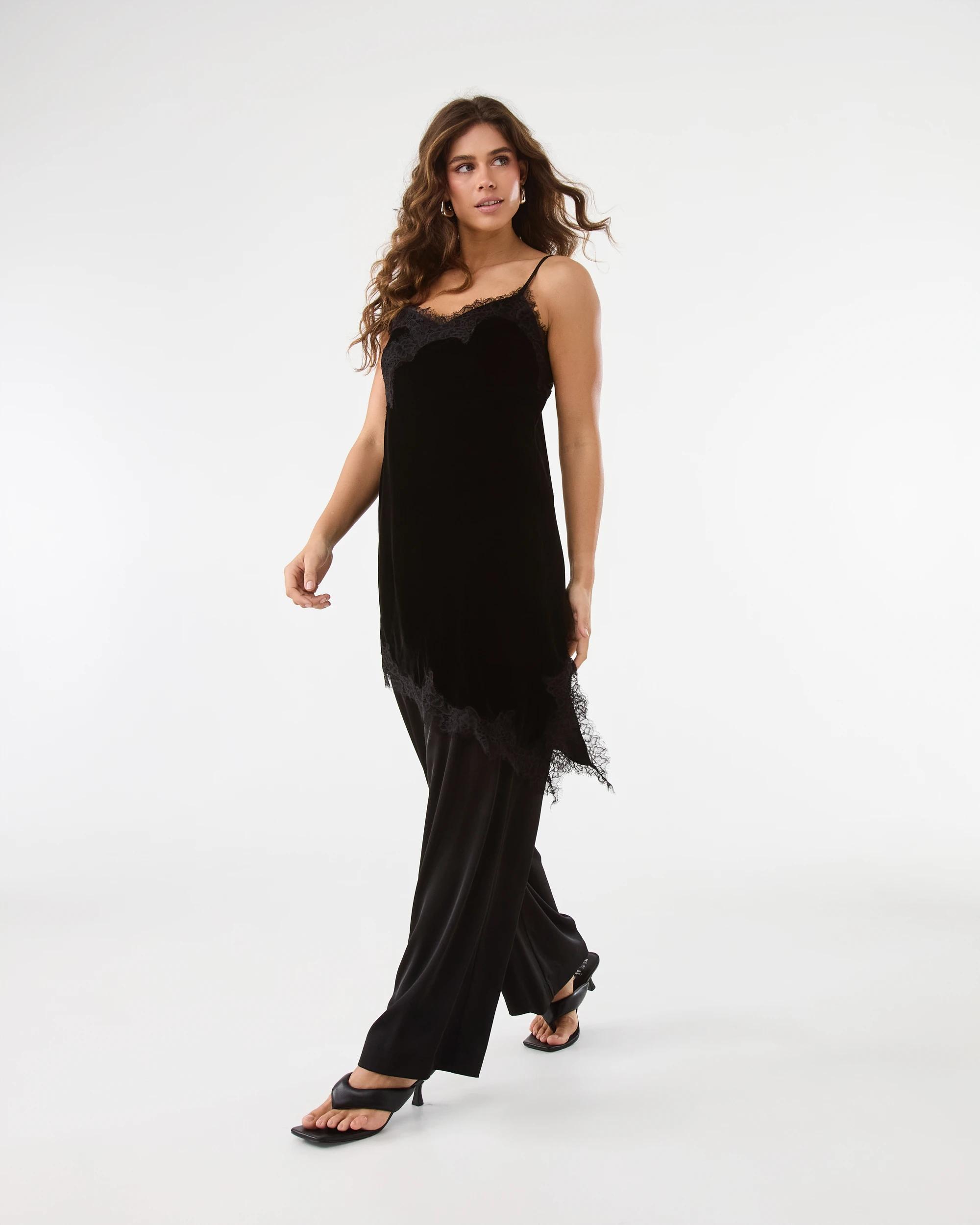 3 Satin Pants Black, 3 of 8