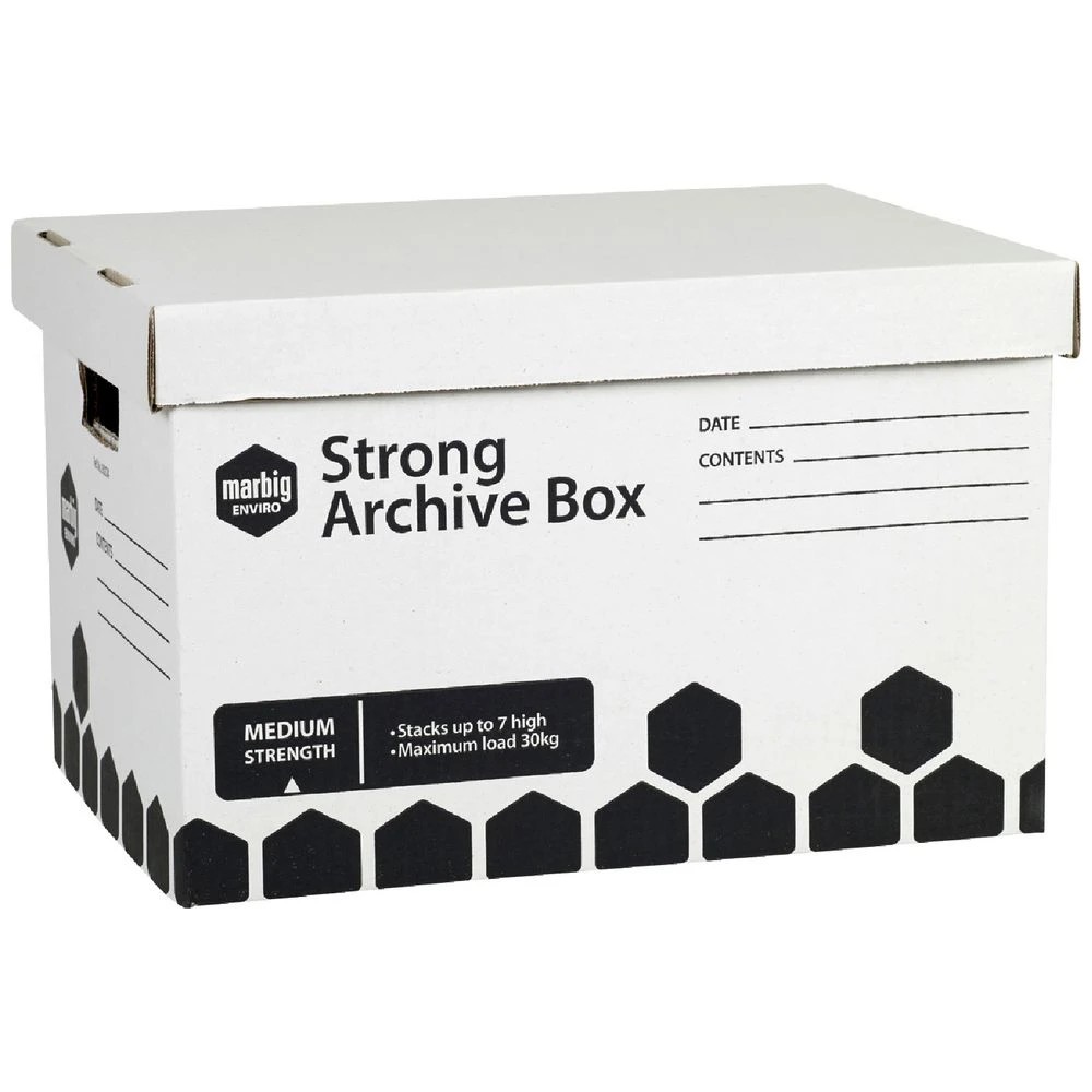 1 Marbig Strong Archive Box 3 Pack, 1 of 2