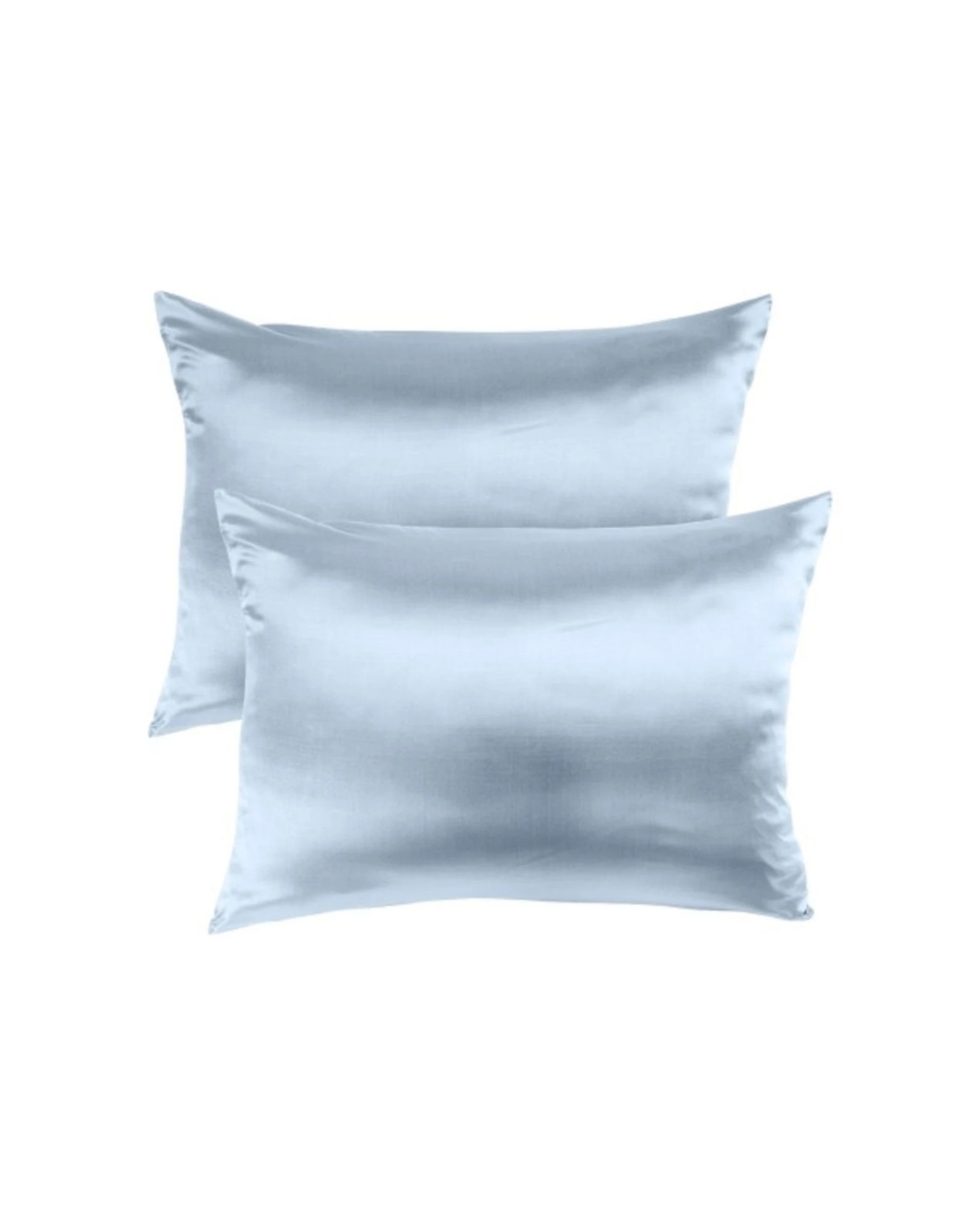 2 Royal Comfort 2PK Pure Silk Pillowcase Twin Pack 51x76cm Soft - Blue, 2 of 7