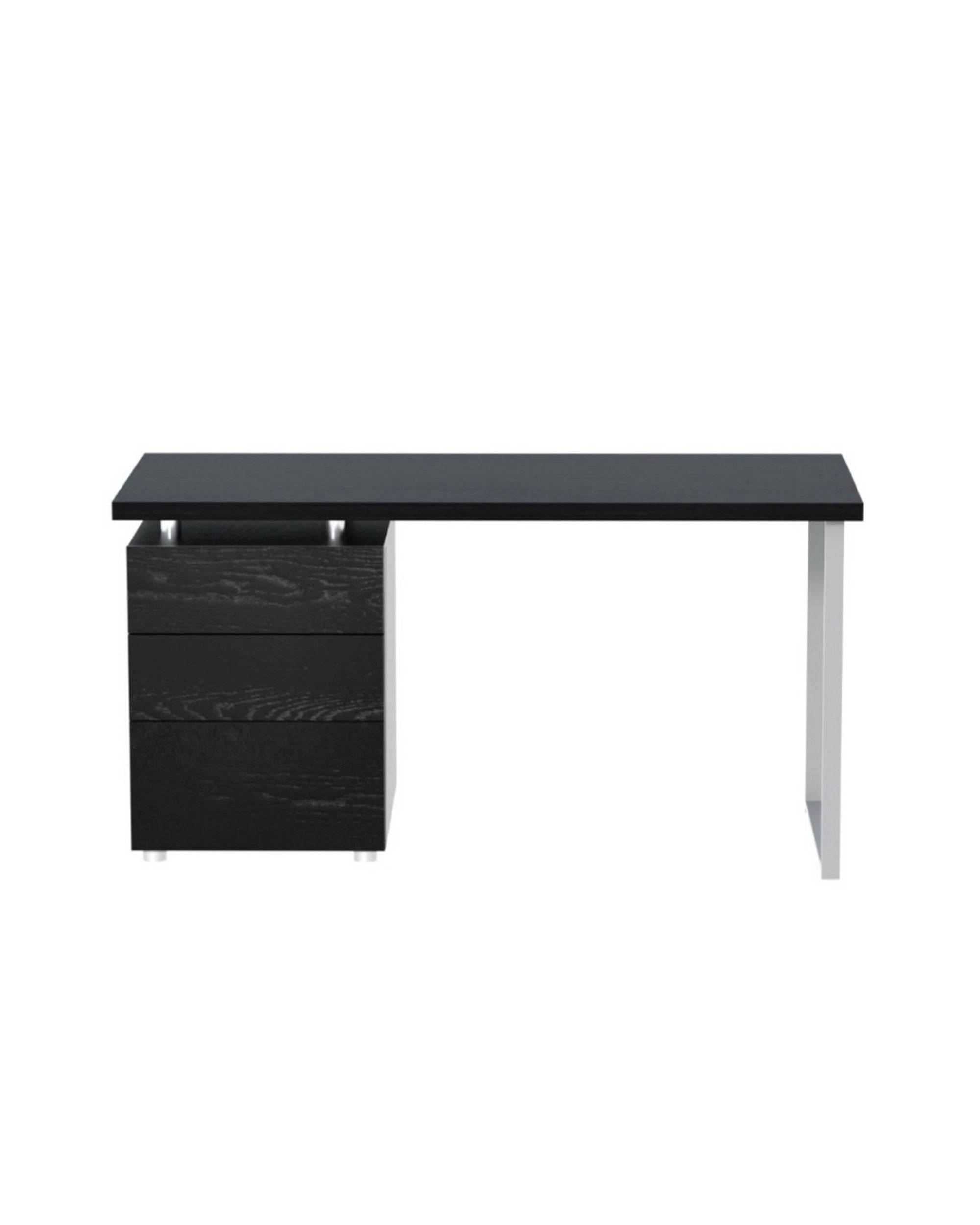 3 Artiss Computer Desk Drawer Black 140cm
 - Black, 3 of 3