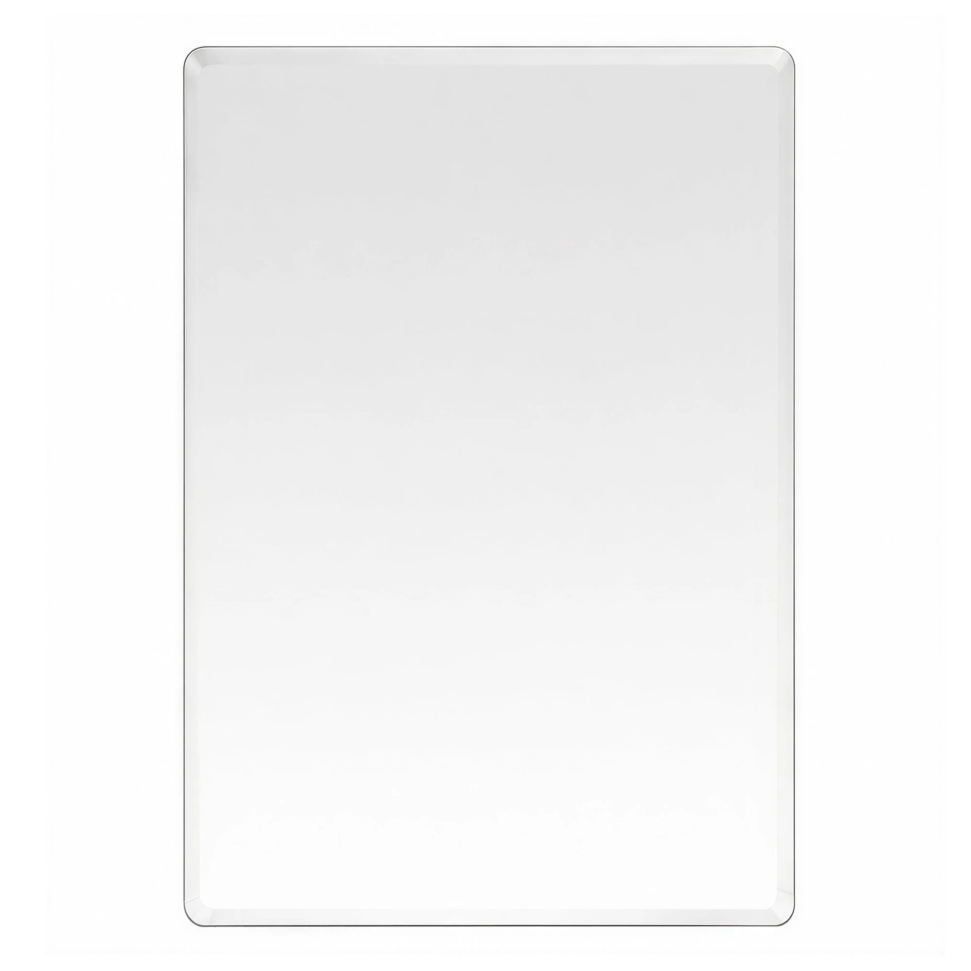 2 Yezi Rectangular Mirror Bevelled Edge Design60X45 - White - White, 2 of 5