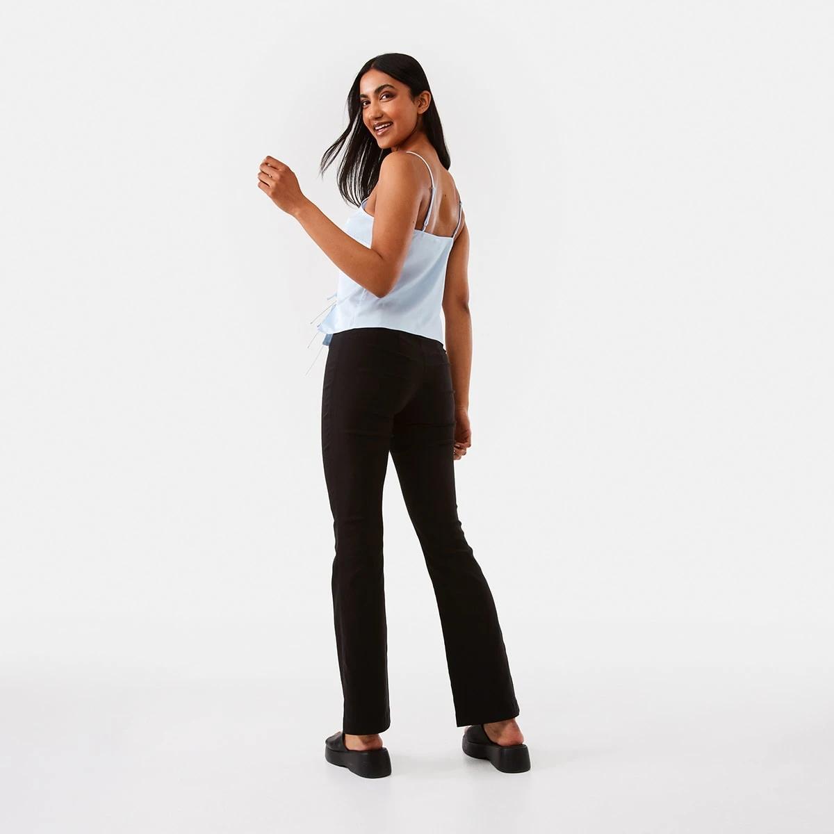 4 Sleeveless Asymmetrical Tie Front Top Blu Bysde, 4 of 7