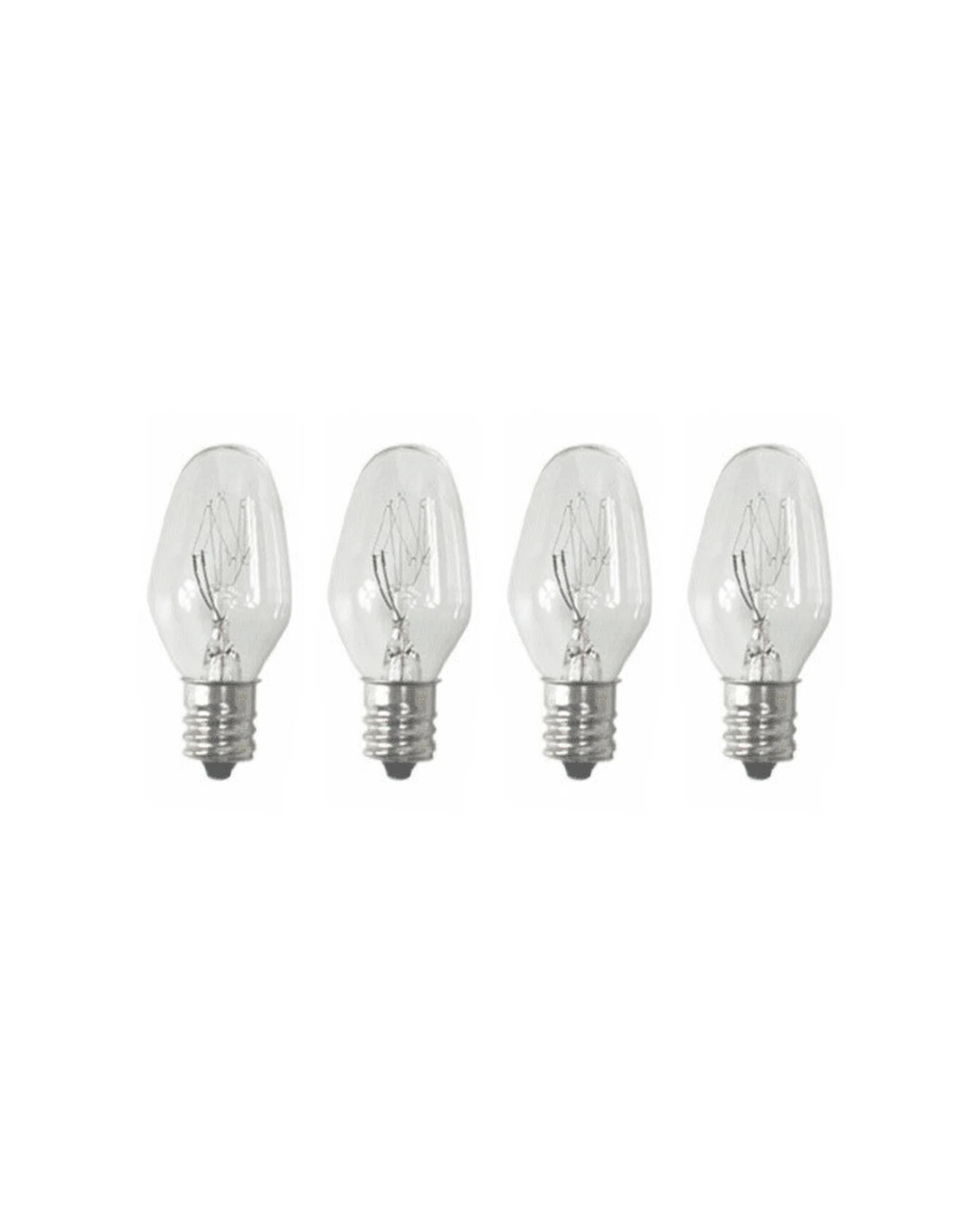 2 Sansai 4pk 7w/240v E14 Replacement  Warm Light Bulb Clear For Night Light/lamps
 - Clear, 2 of 3