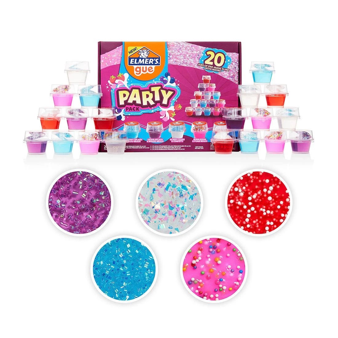 4 Elmer’s Gue Premade Slime - Party Pack, 4 of 4