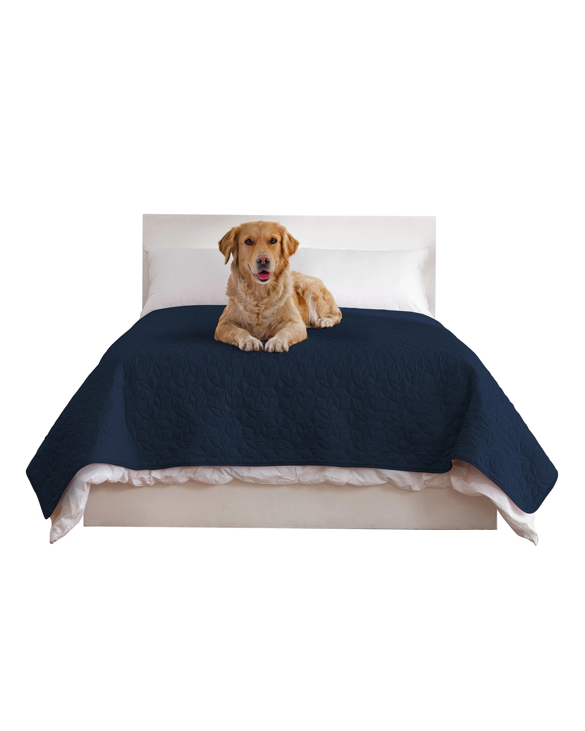 3 Charlie's Sofur Waterproof Dog Bed Cover Protector 208x208cm - Double/Queen - Midnight Blue, 3 of 10