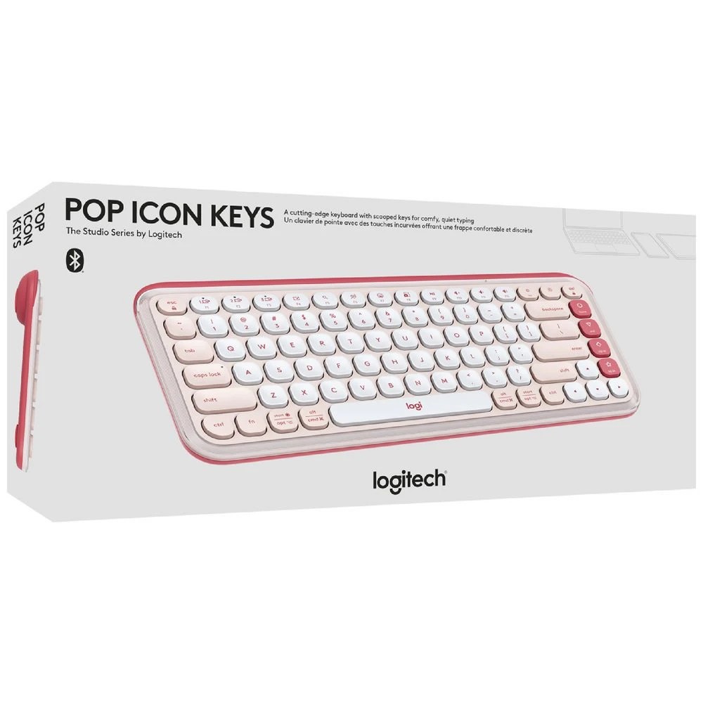 7 Logitech Pop Icon Keys Rose, 7 of 7