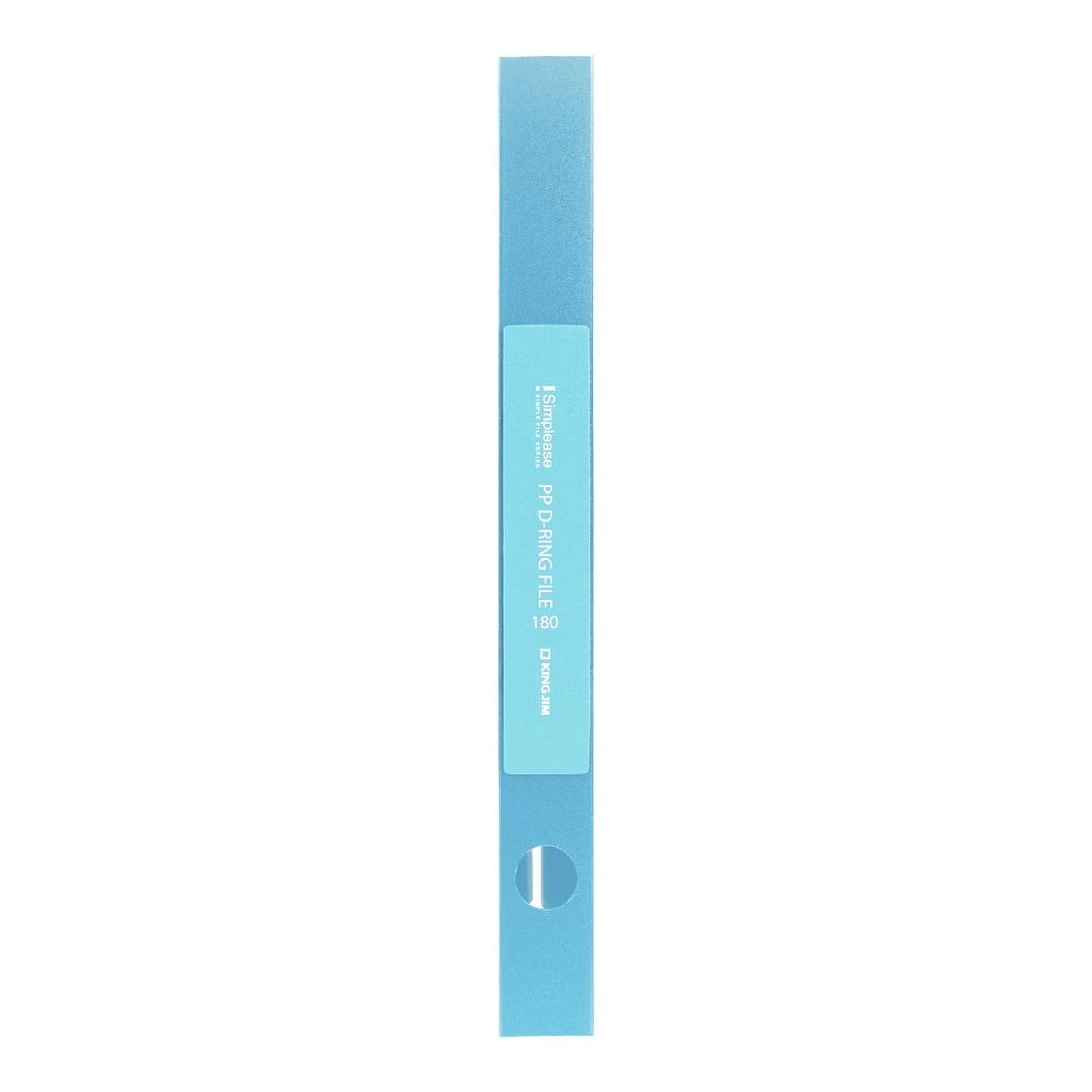 2 King Jim A4 2 D-Ring Simplease Binder 20mm Blue, 2 of 4