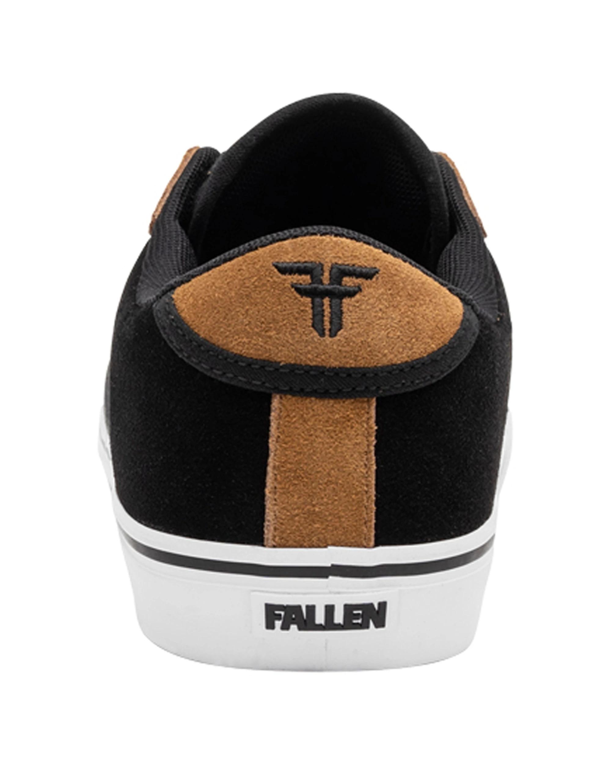 4 Fallen Footwear Men Regal Tommy Sandoval Skate Sneaker Shoes BLK/BRW/WHT, 4 of 5