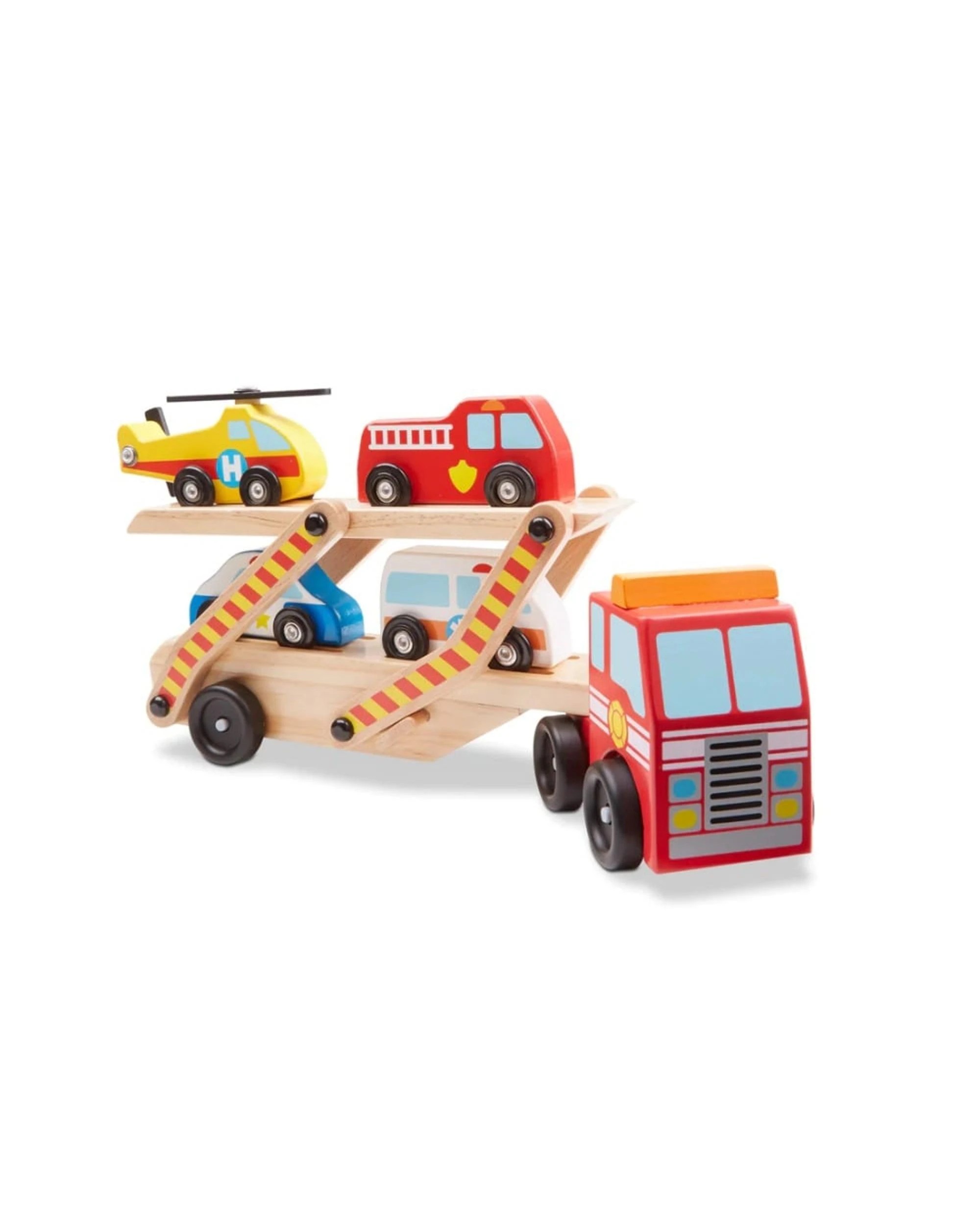 2 Melissa and Doug Emergency Vehicle Carrier Playset, 2 of 7
