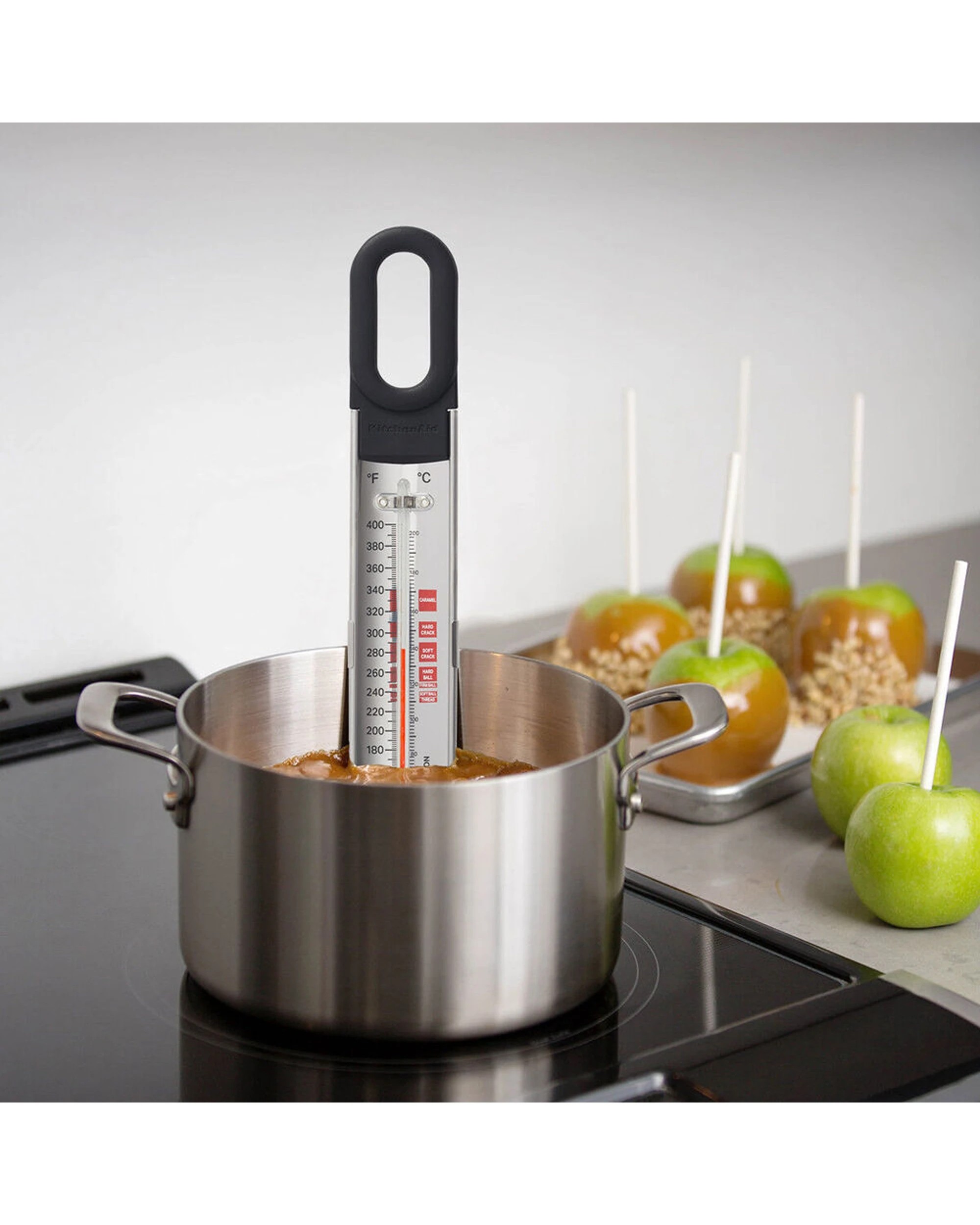 4 KitchenAid 2PK Caddy Paddle Cooking Thermometer Stainless Steel 31cm - Multi, 4 of 6