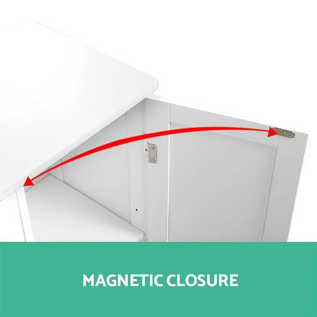 7 Artiss Bathroom Cabinet Storage Drawers Bathroom Organizer Moisture Resistant Slim Design Space Saving
 - white, 7 of 10